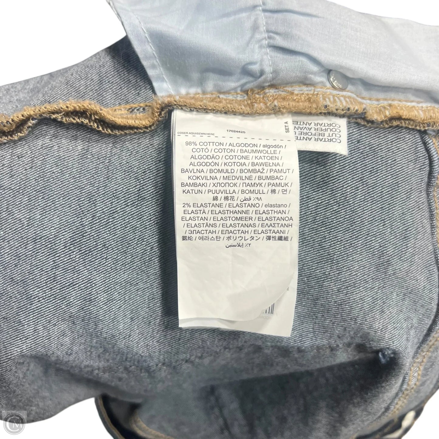 Jeans Skinny By Sienna In Blue Denim, Size: 22