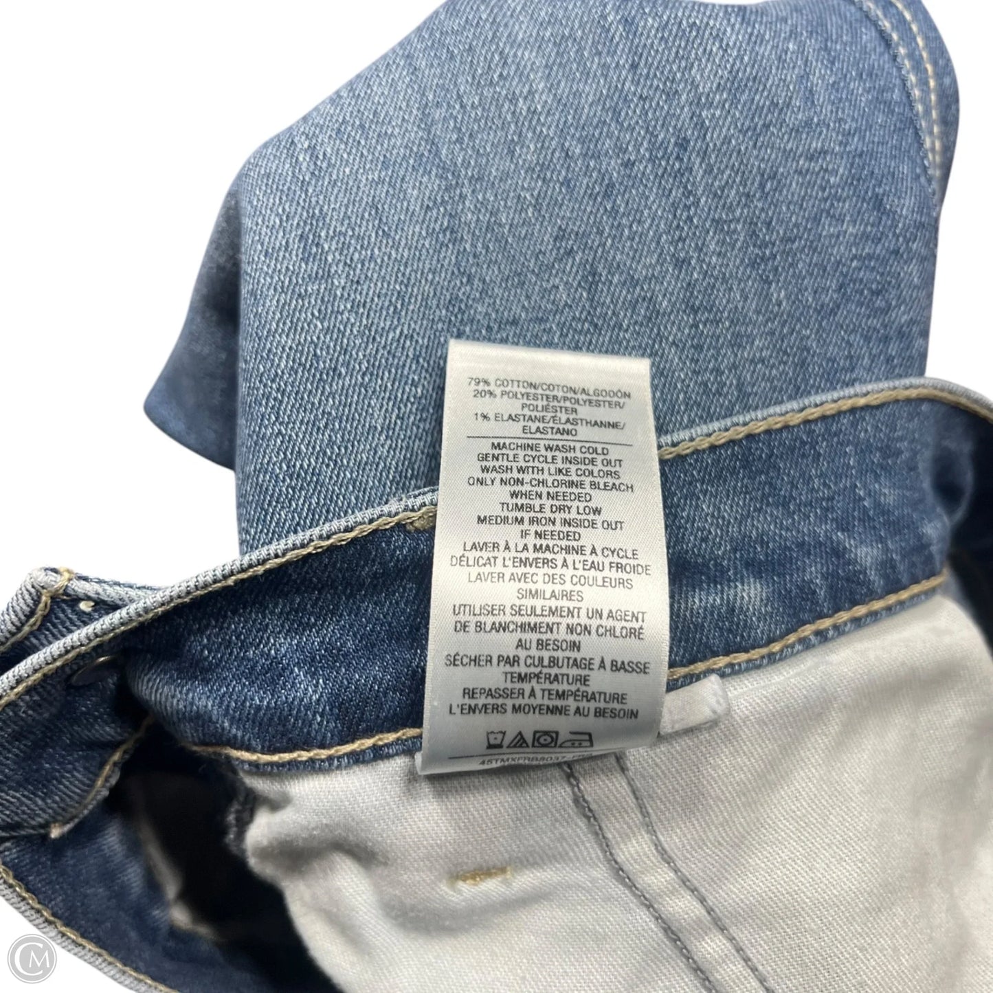 Jeans Cropped By Joes Jeans In Blue Denim, Size: 0