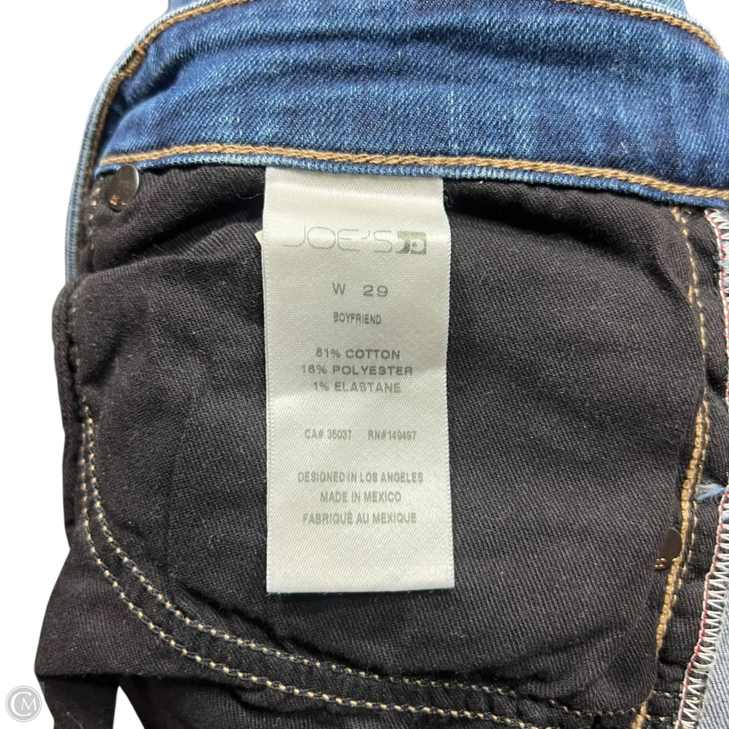 Jeans Boyfriend By Joes Jeans In Blue Denim, Size: 8