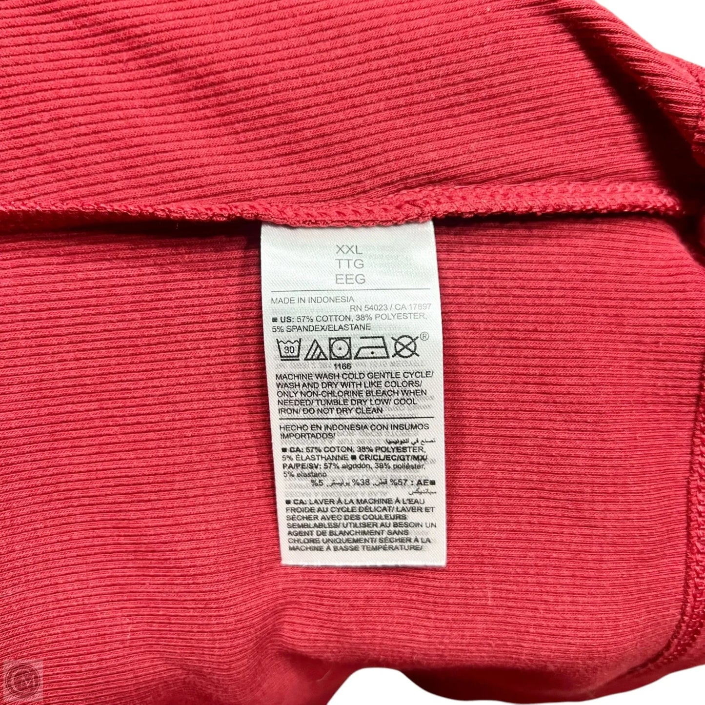 Top Short Sleeve By Old Navy In Red, Size: Xxl