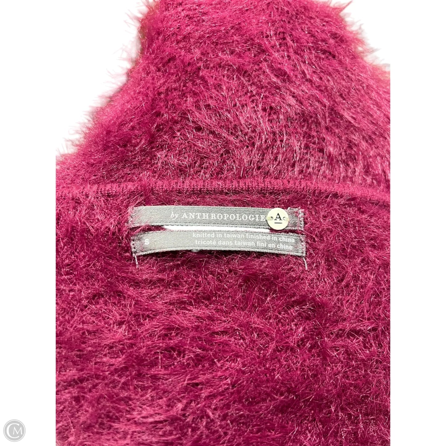 Sweater By Anthropologie In Maroon, Size: S