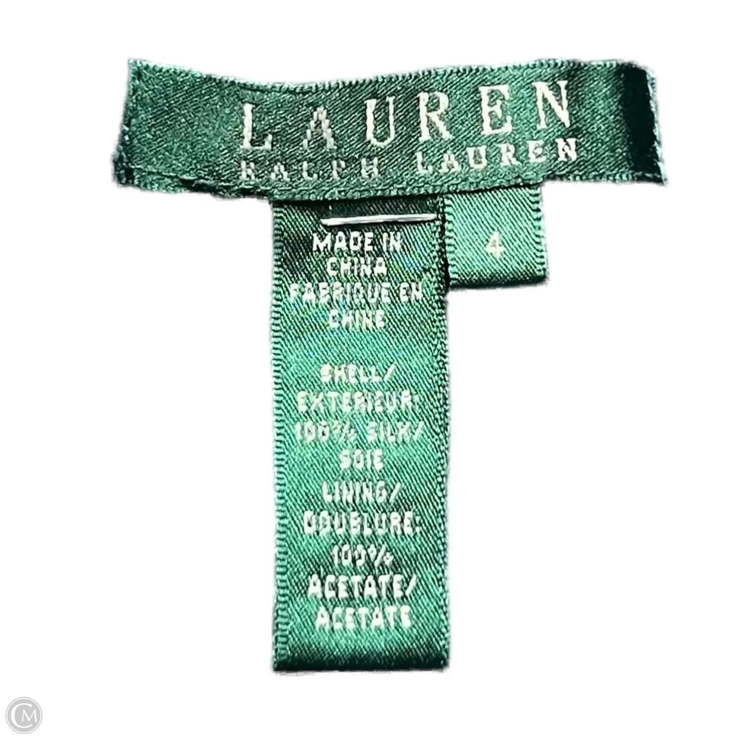 Top Sleeveless By Lauren By Ralph Lauren In Blue & Red, Size: 4