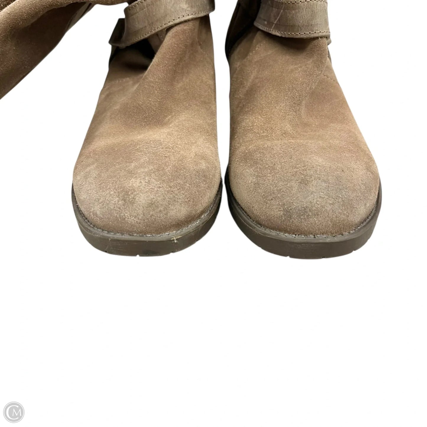 Boots Mid-calf Heels By Blossom In Tan, Size: 6.5