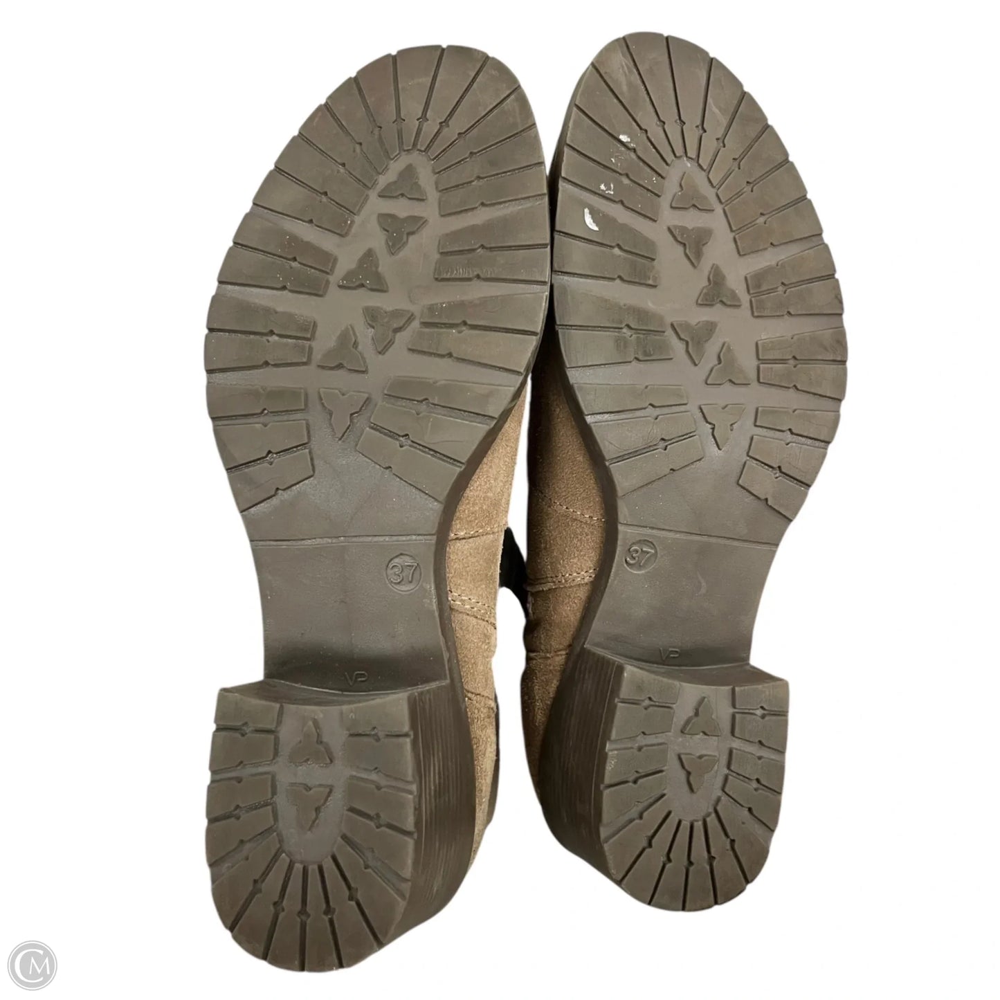 Boots Mid-calf Heels By Blossom In Tan, Size: 6.5