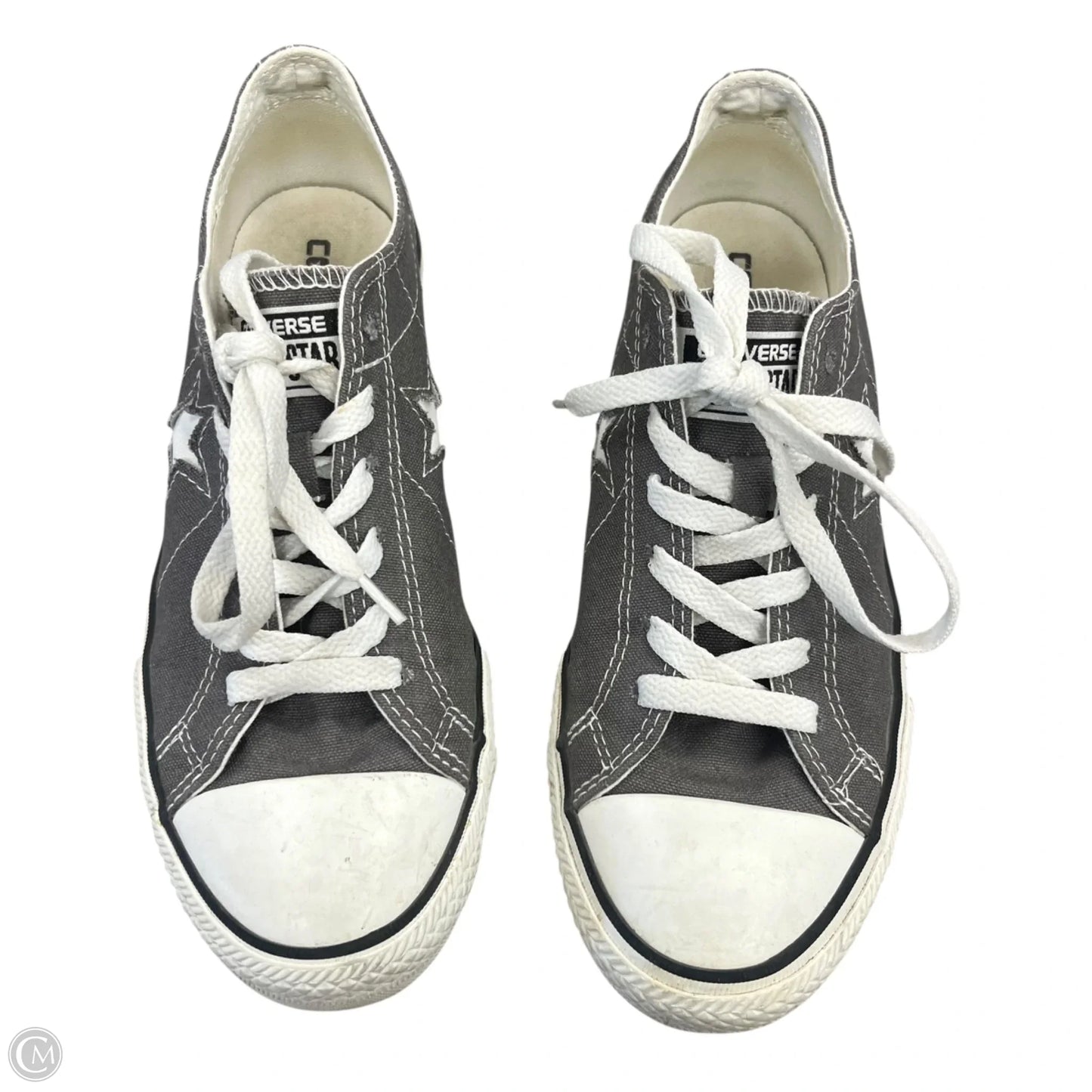 Shoes Sneakers By Converse In Grey & White, Size: 8.5