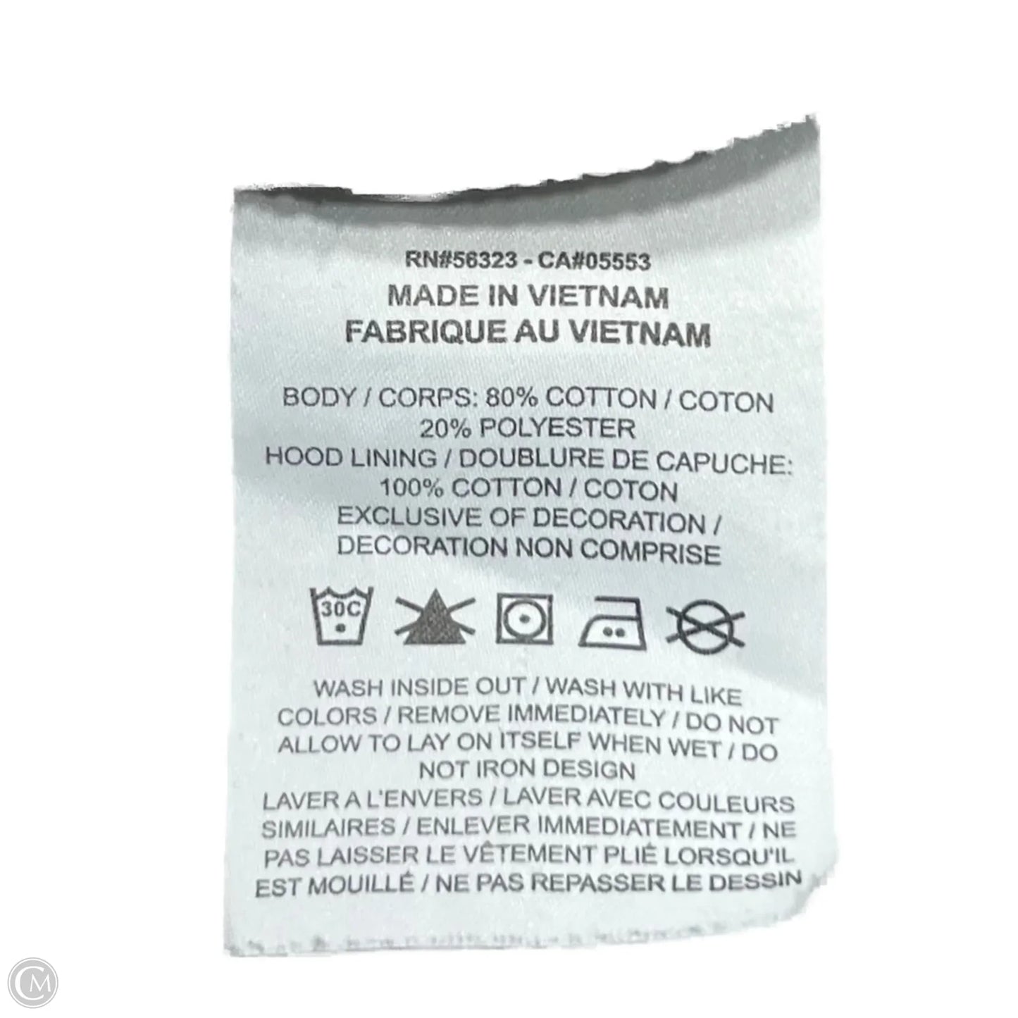 Athletic Sweatshirt Hoodie By Nike Apparel In Grey, Size: M