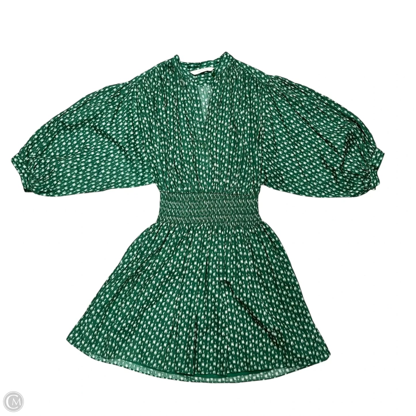 Dress Casual Short By Rebecca Taylor In Green, Size: Xs