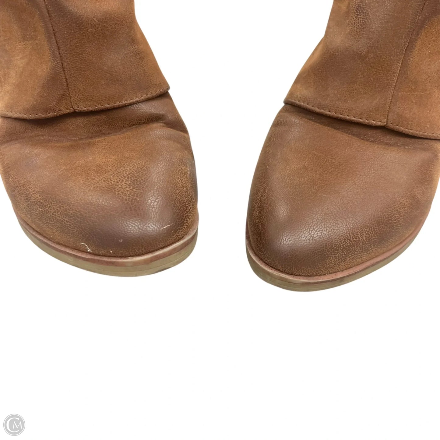 Boots Mid-calf Heels By Mia In Brown, Size: 7
