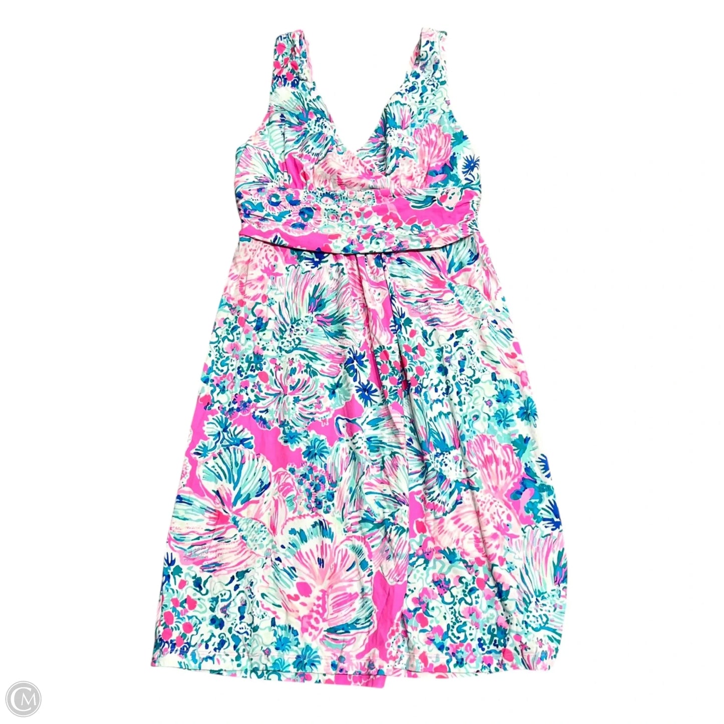 Dress Designer By Lilly Pulitzer In Teal, Size: M