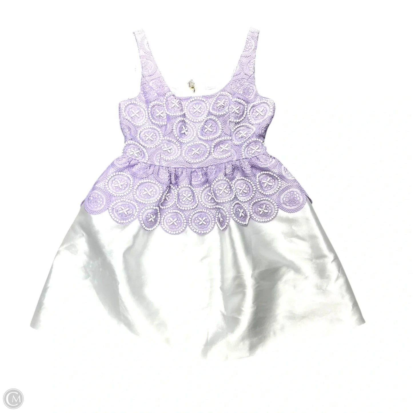 Dress Designer By Lilly Pulitzer In Purple & White, Size: S