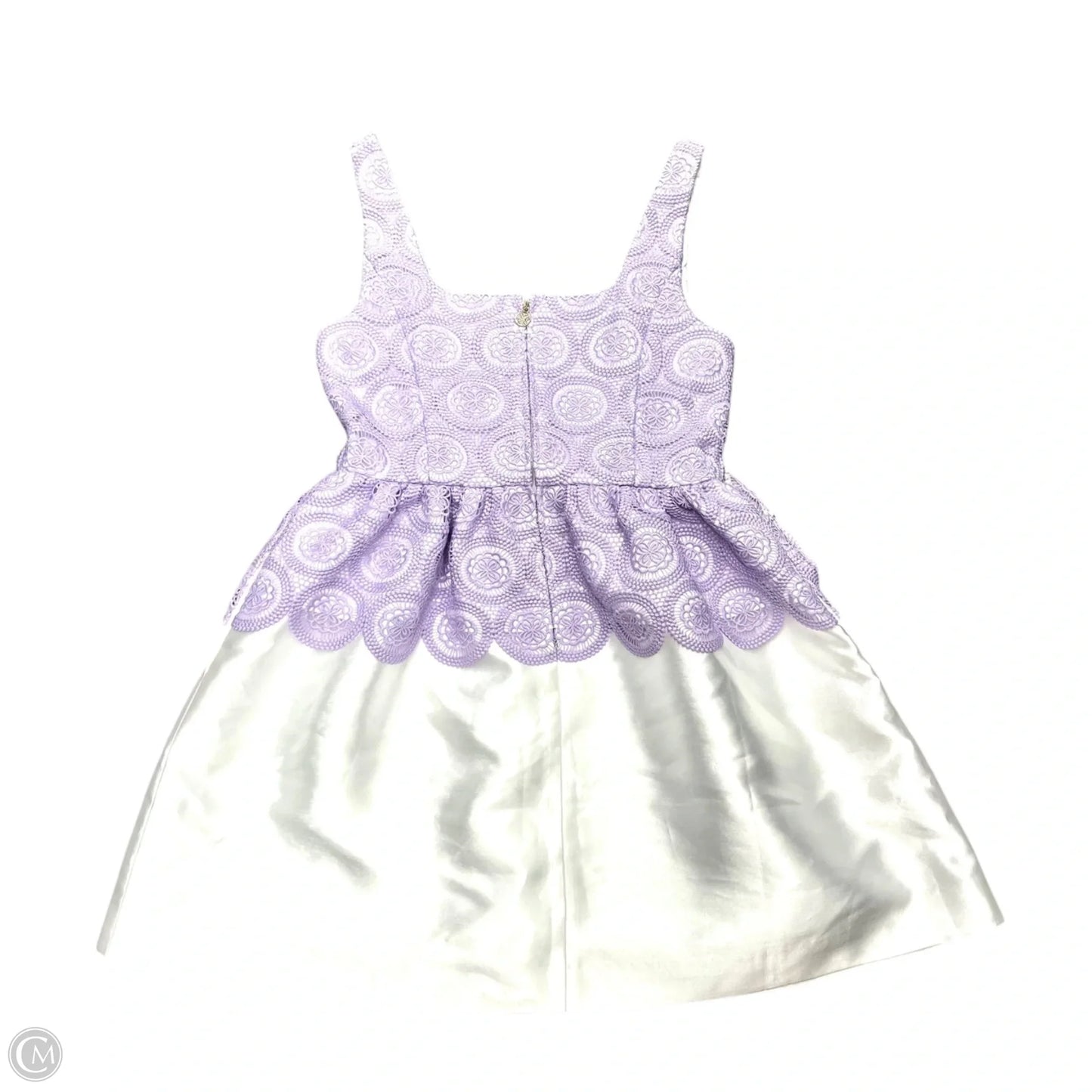 Dress Designer By Lilly Pulitzer In Purple & White, Size: S