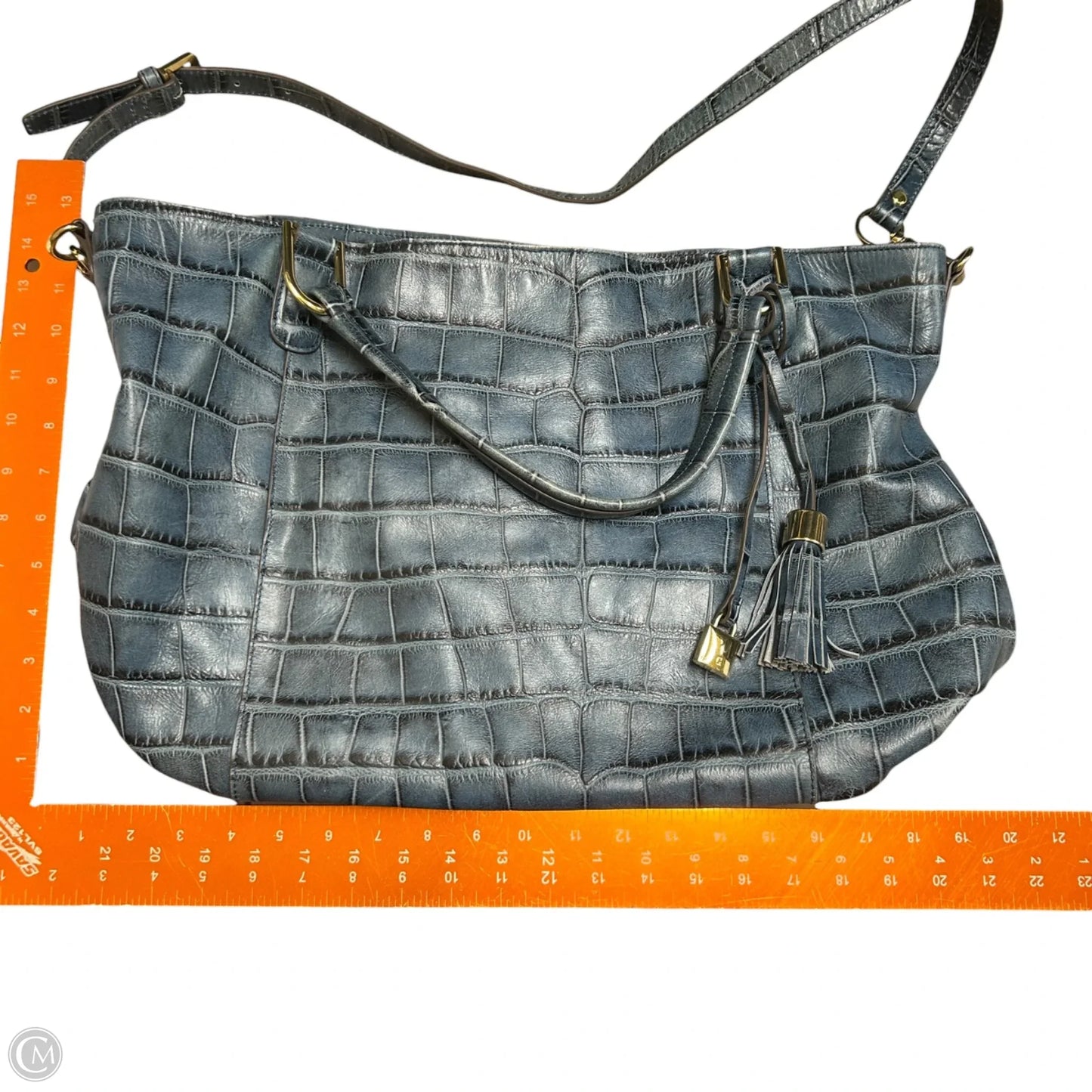 Handbag Leather By Gilli, Size: Large