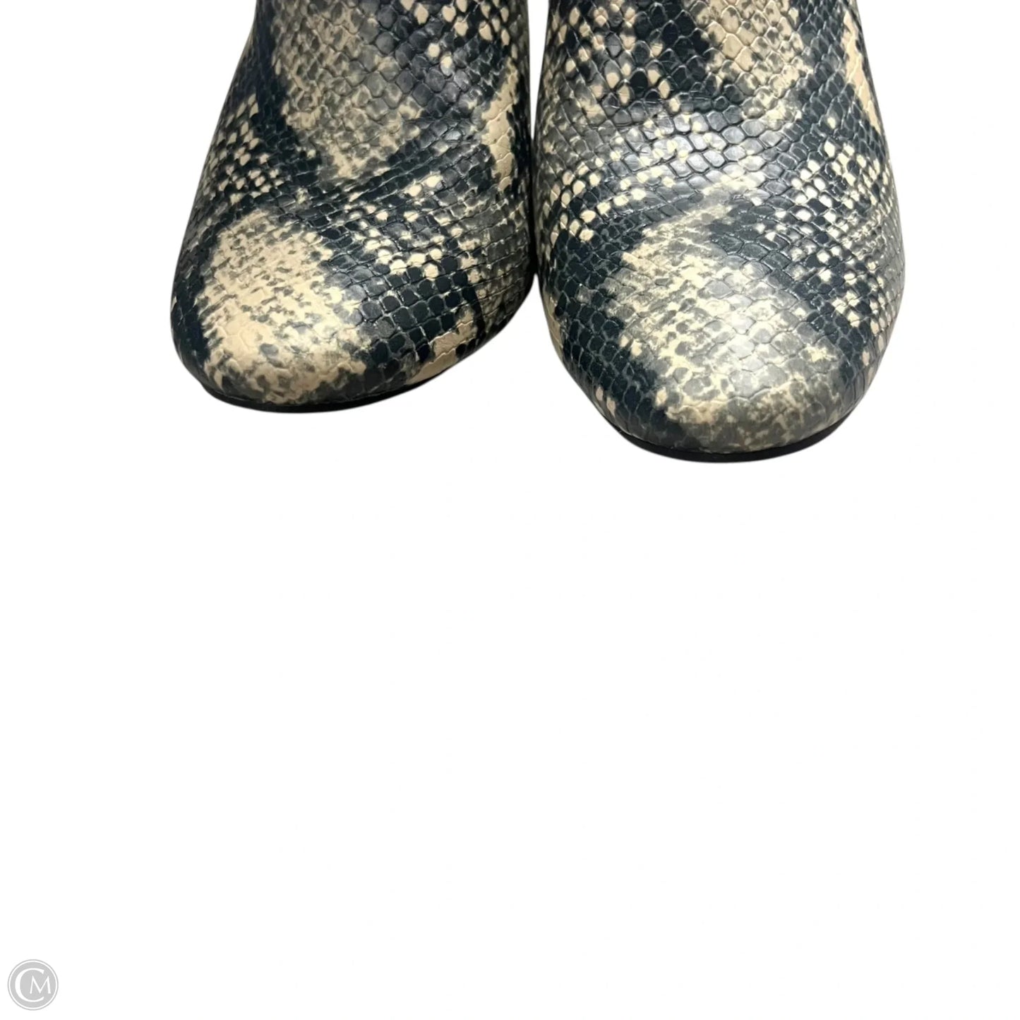 Boots Knee Heels By Madden Girl In Snakeskin Print, Size: 7