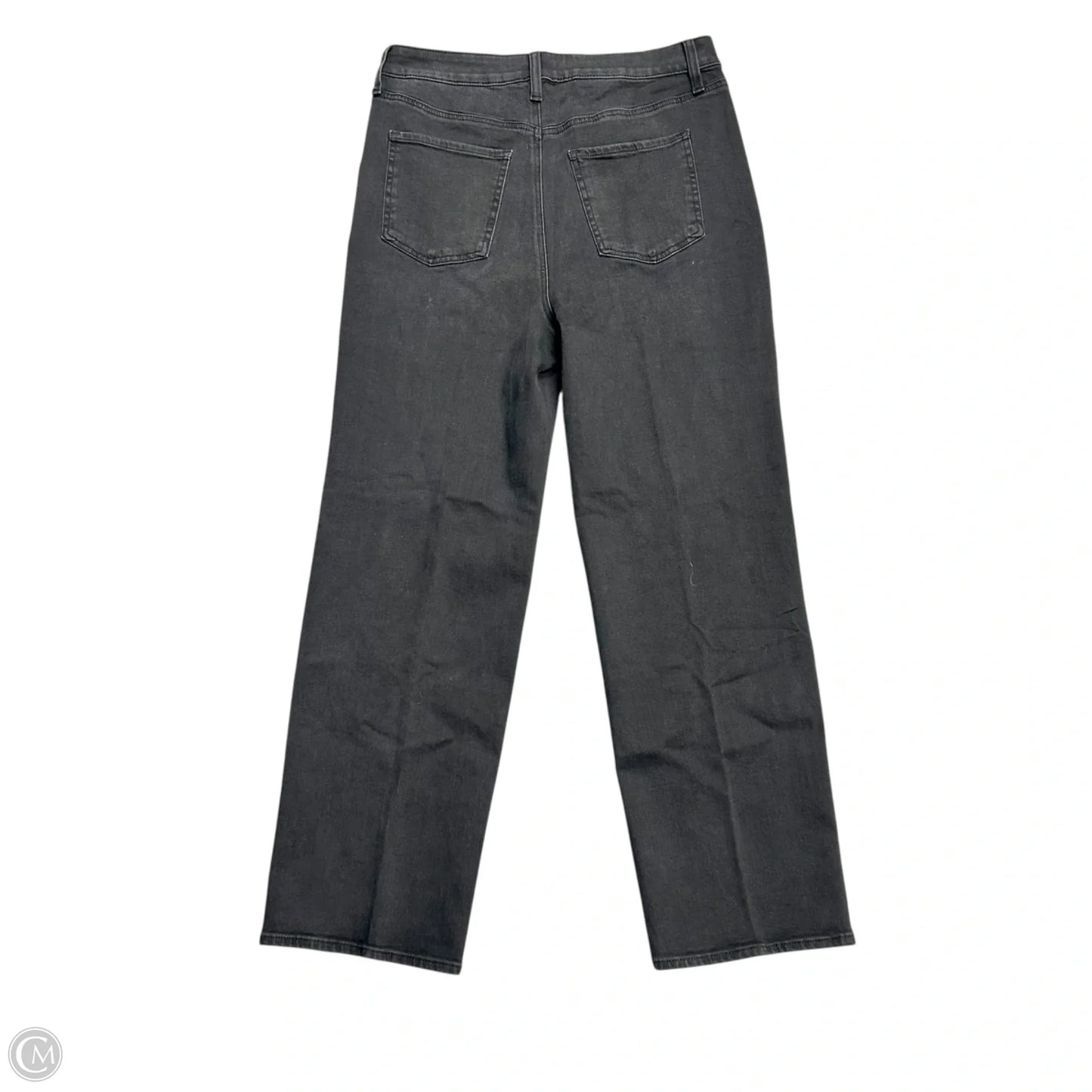 Jeans Straight By Chicos In Black Denim, Size: 10