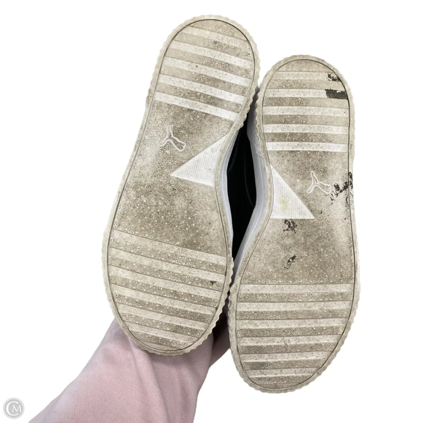 Shoes Sneakers Platform By Puma In Black & White, Size: 7.5