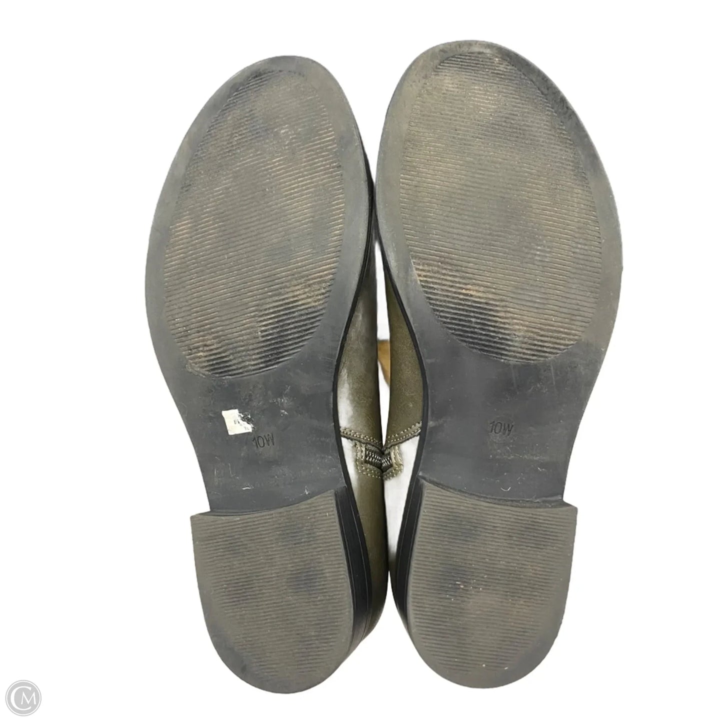 Boots Knee Heels By Torrid In Green, Size: 10