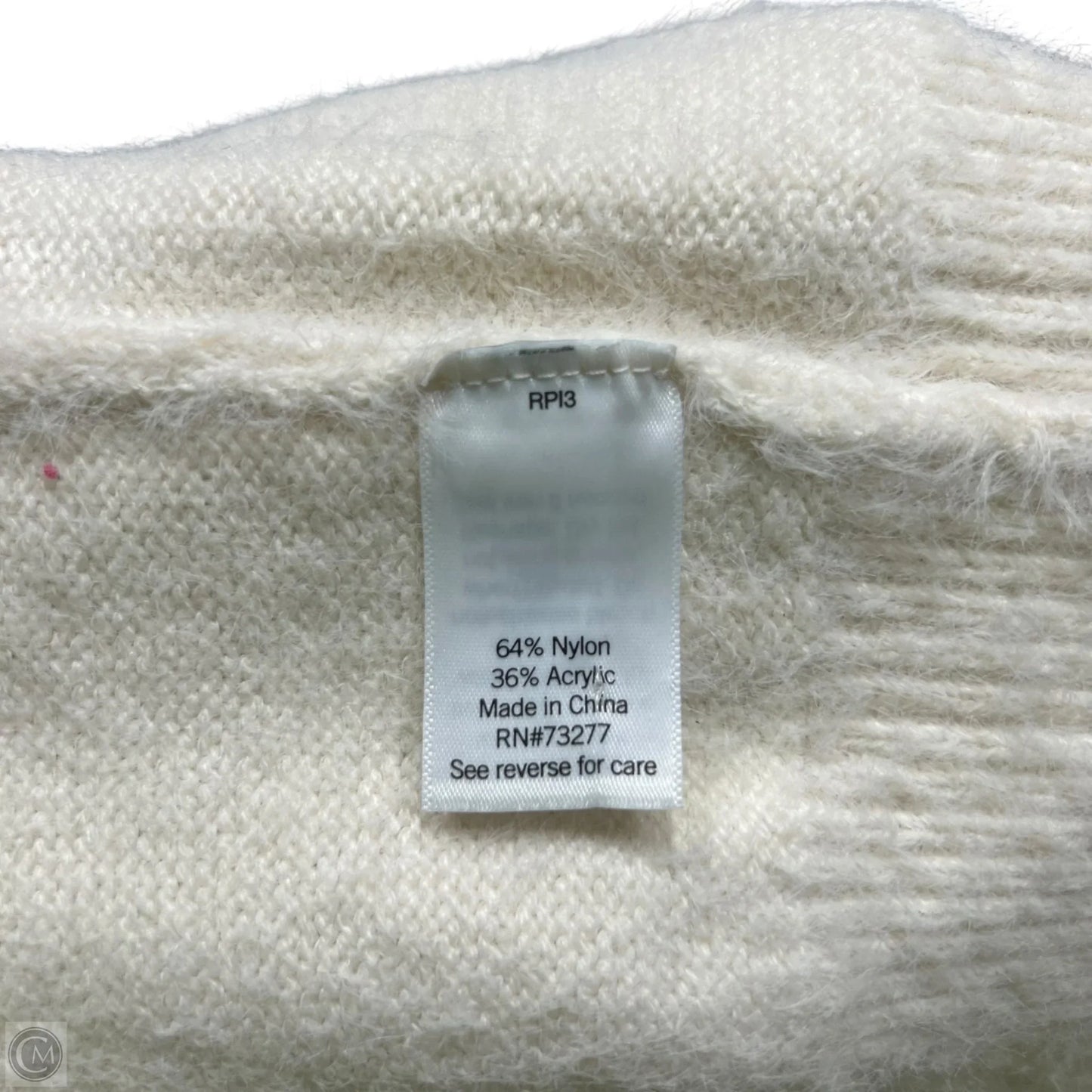 Sweater By So In Cream, Size: S