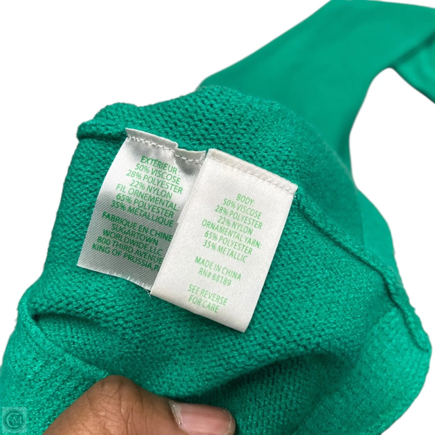 Sweater Designer By Lilly Pulitzer In Green, Size: Xl