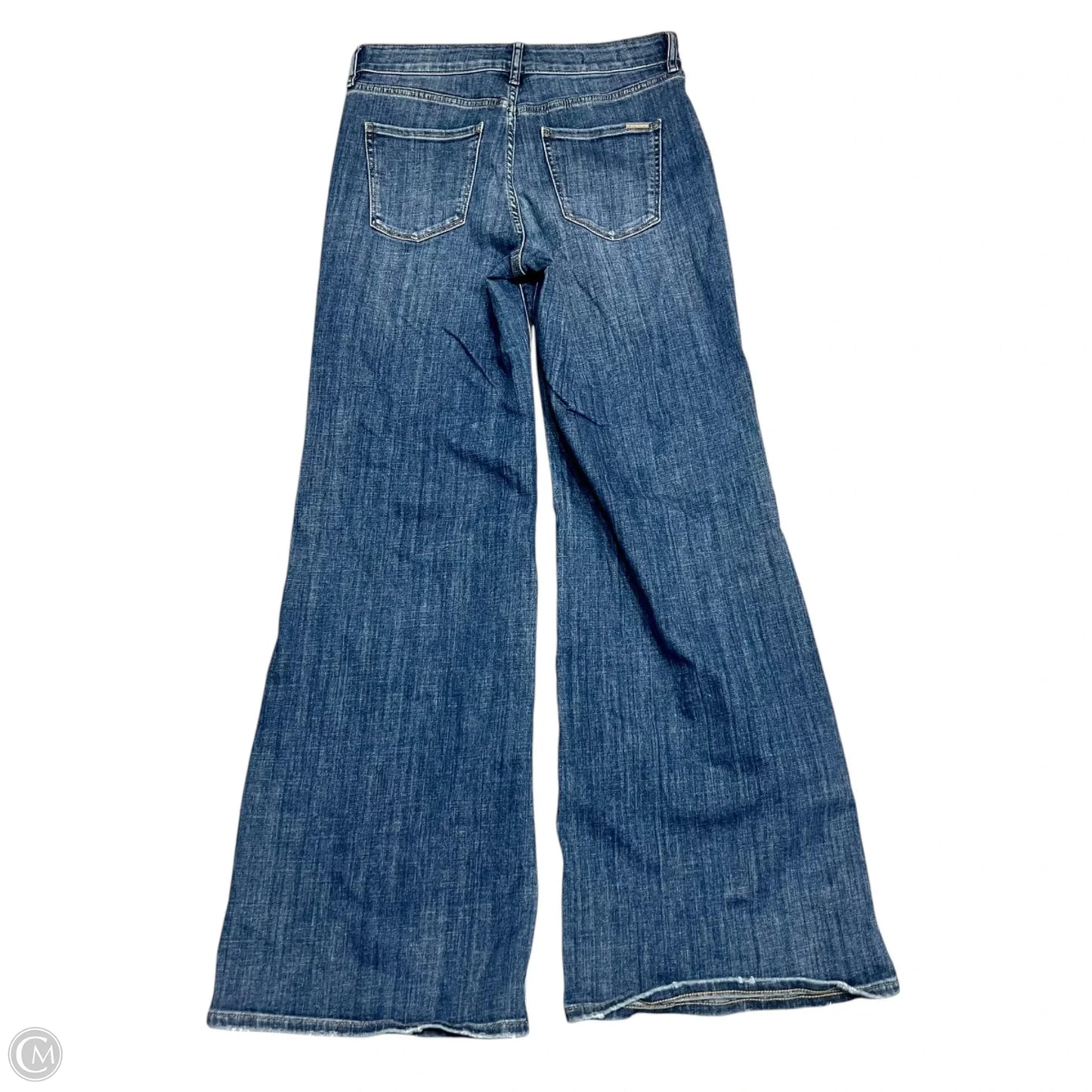 Jeans Wide Leg By White House Black Market In Blue Denim, Size: 4
