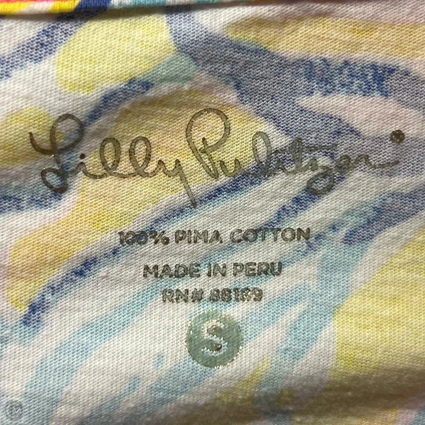 Dress Designer By Lilly Pulitzer In Pink & Yellow, Size: S