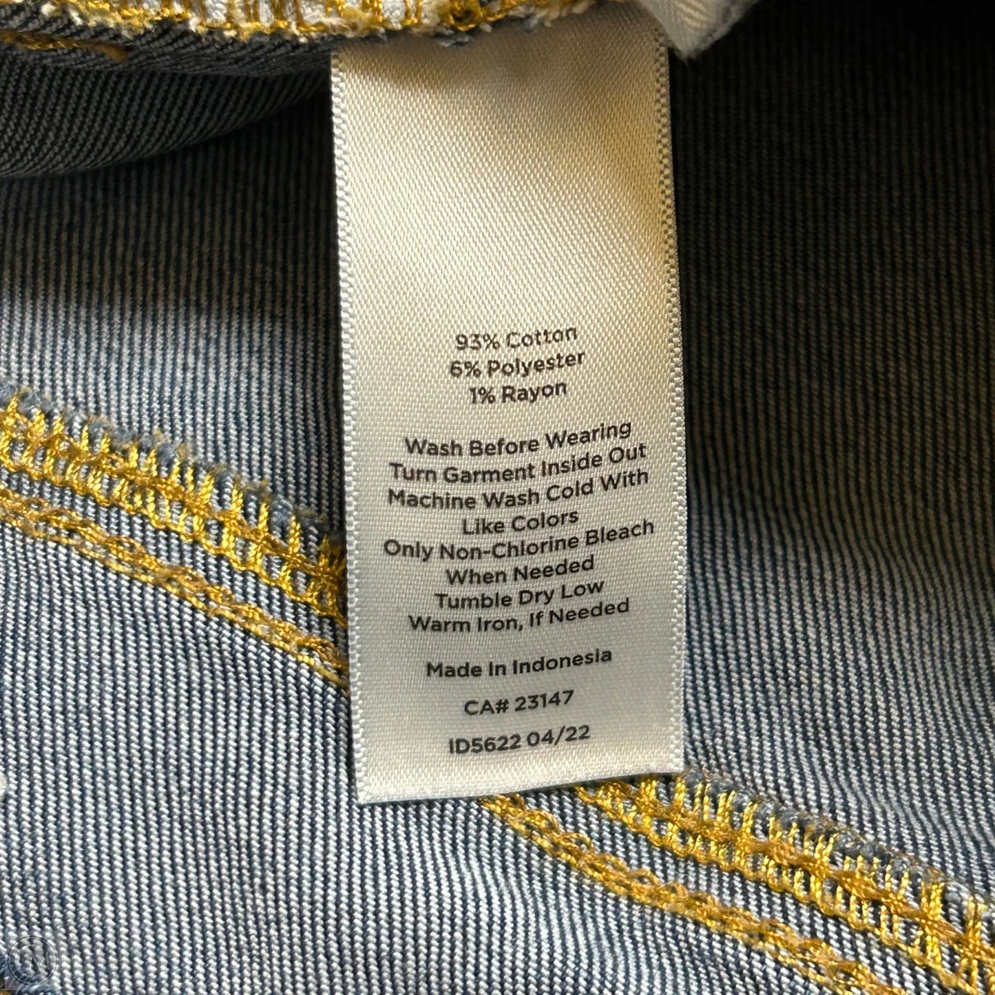 Jeans Skinny By Talbots In Blue Denim, Size: 10