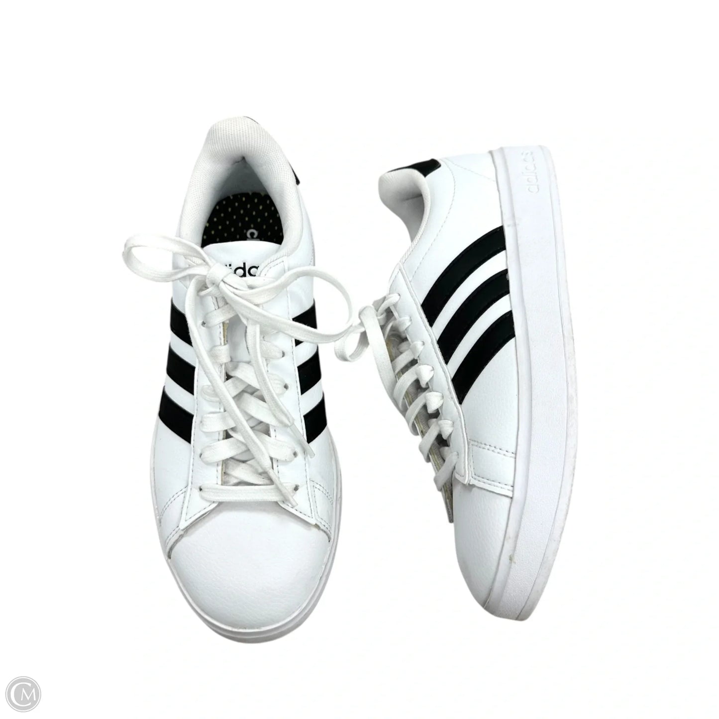 Shoes Sneakers By Adidas In Black & White, Size: 6.5
