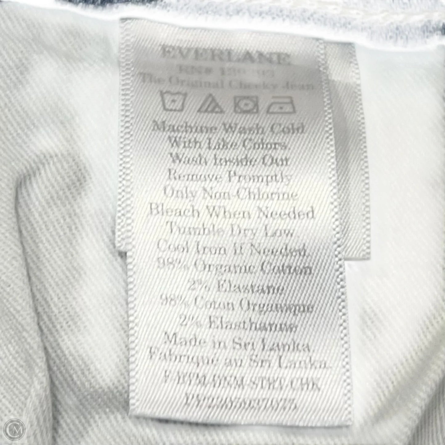 Jeans Straight By Everlane In Blue Denim, Size: 2