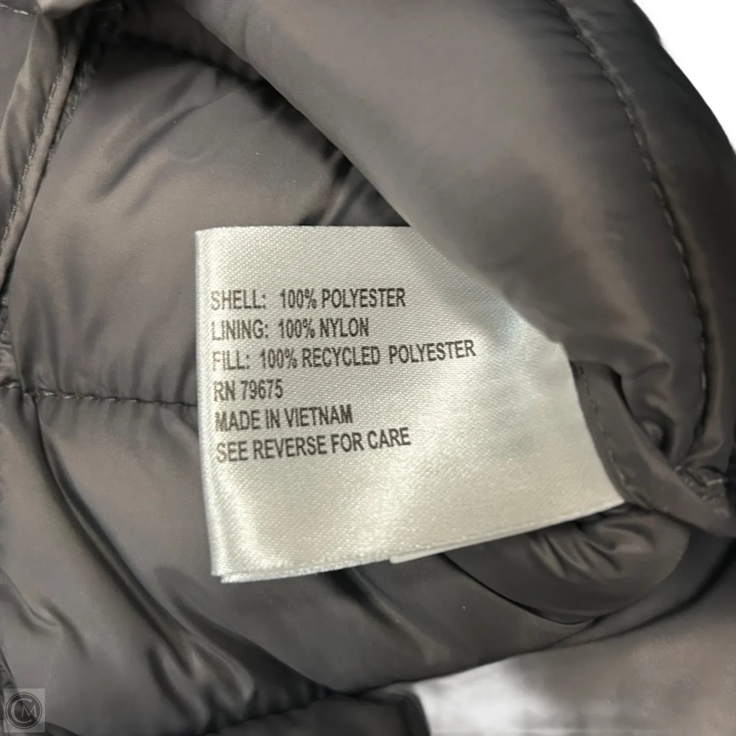 Coat Puffer & Quilted By Michael By Michael Kors In Grey, Size: S