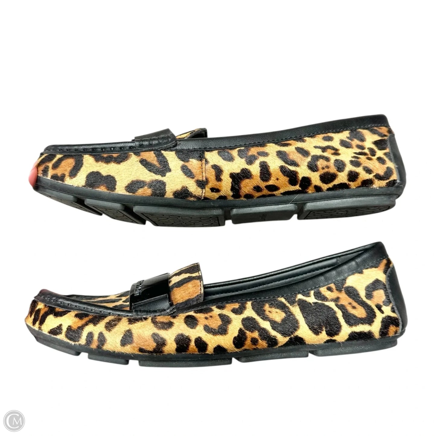Shoes Flats By Calvin Klein In Leopard Print, Size: 8.5