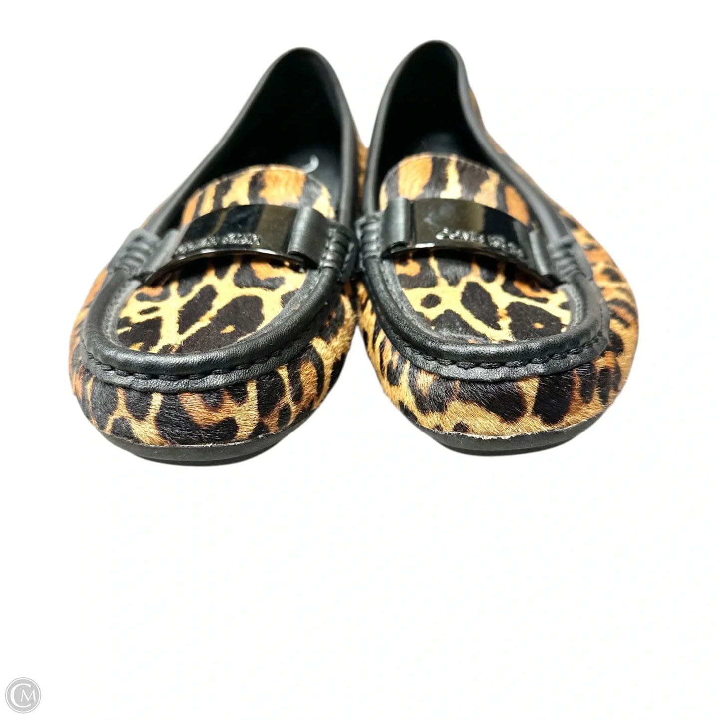 Shoes Flats By Calvin Klein In Leopard Print, Size: 8.5