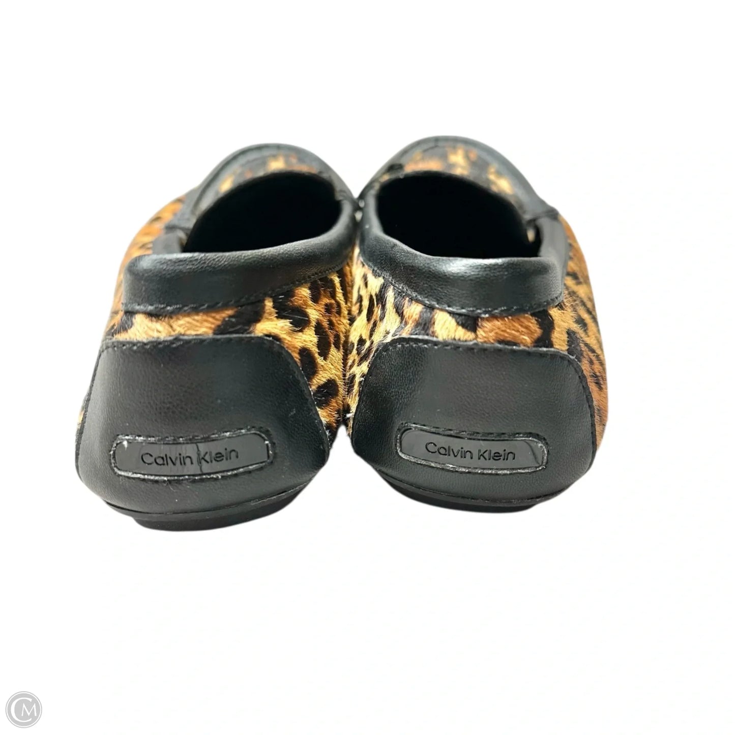 Shoes Flats By Calvin Klein In Leopard Print, Size: 8.5