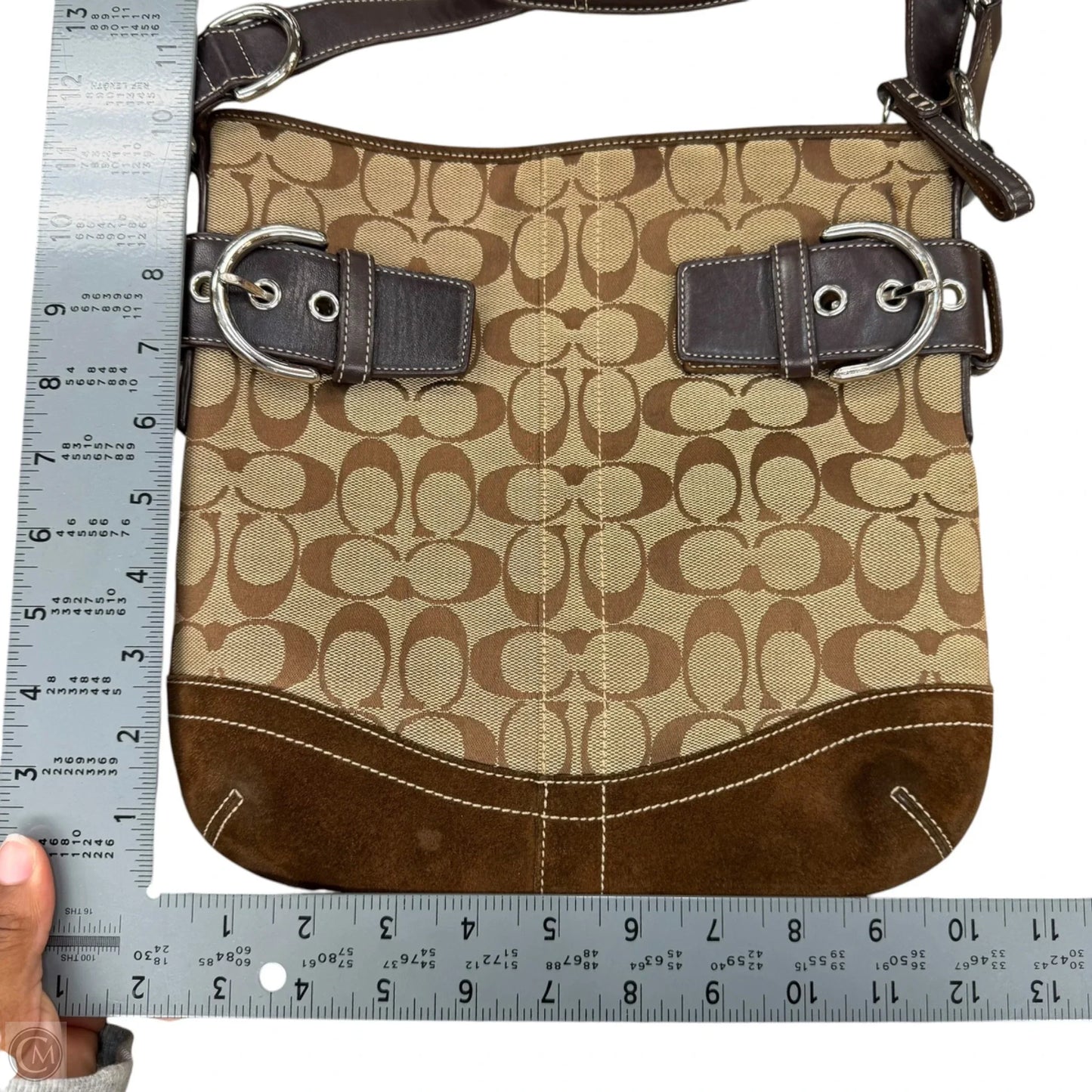 Crossbody Designer By Coach, Size: Medium