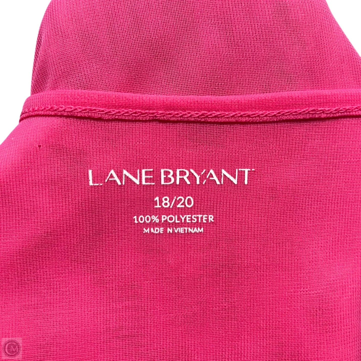 Top Sleeveless By Lane Bryant In Orange & Pink, Size: 1x