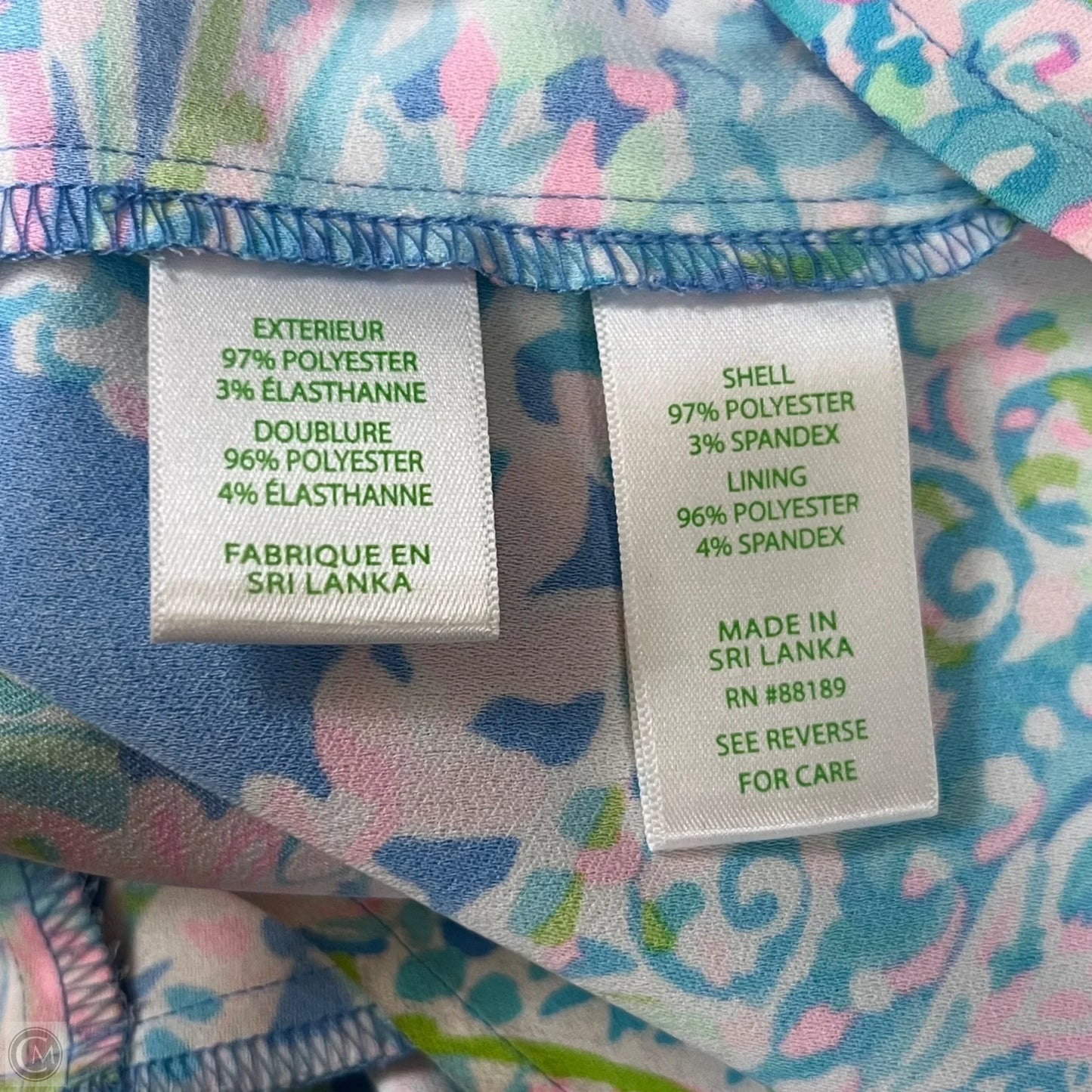 Dress Designer By Lilly Pulitzer In Blue & Pink, Size: L