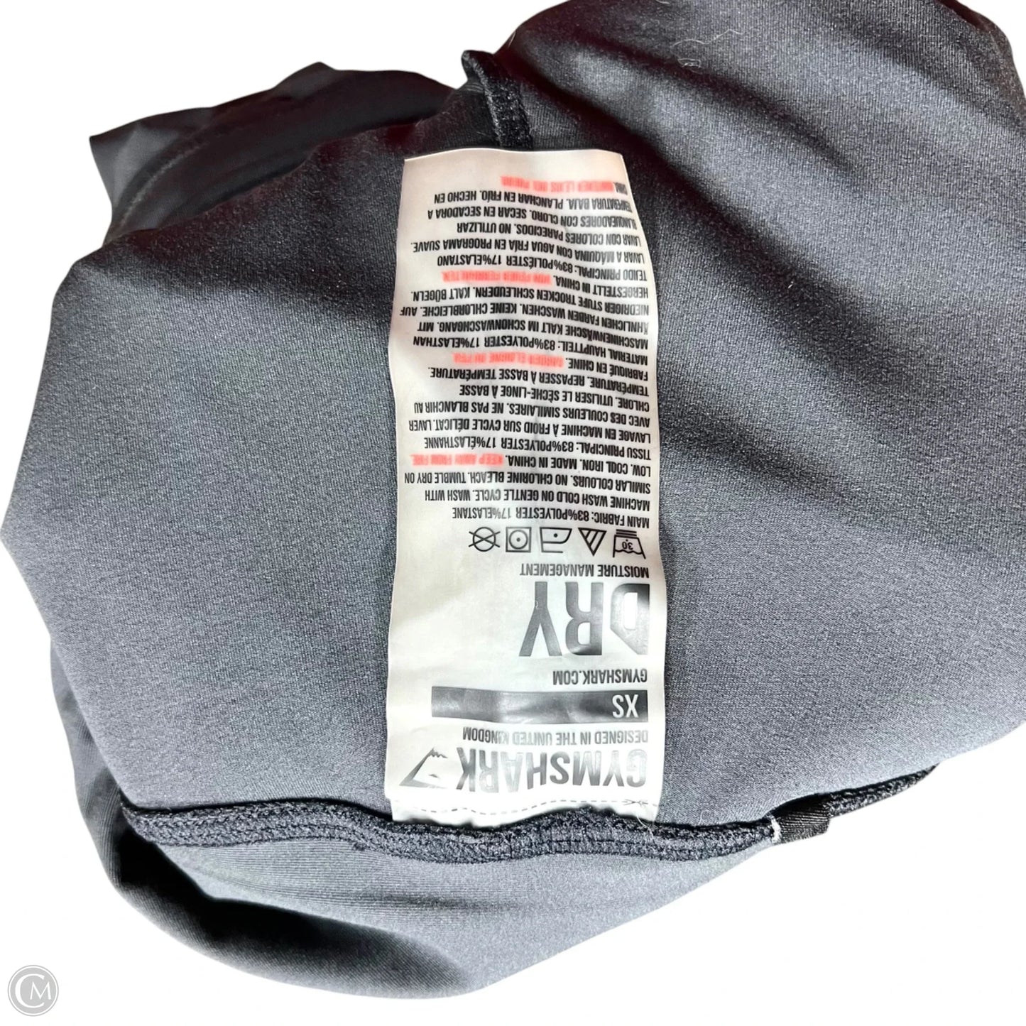 Athletic Leggings Capris By Gym Shark In Black, Size: Xs