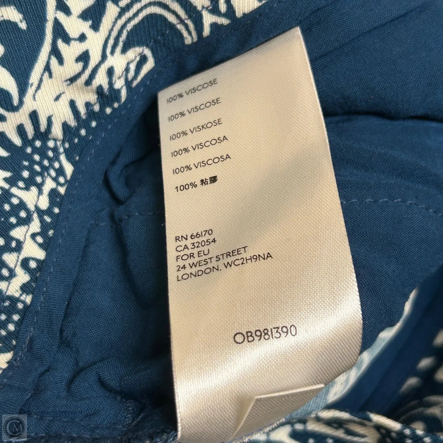 Pants Lounge By Maeve In Blue & White, Size: S