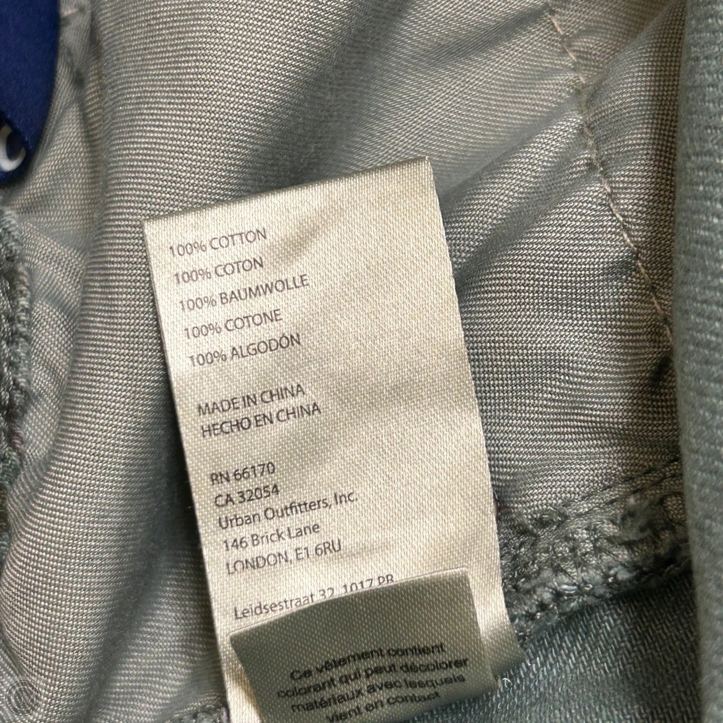Shorts By Pilcro In Green Denim, Size: S