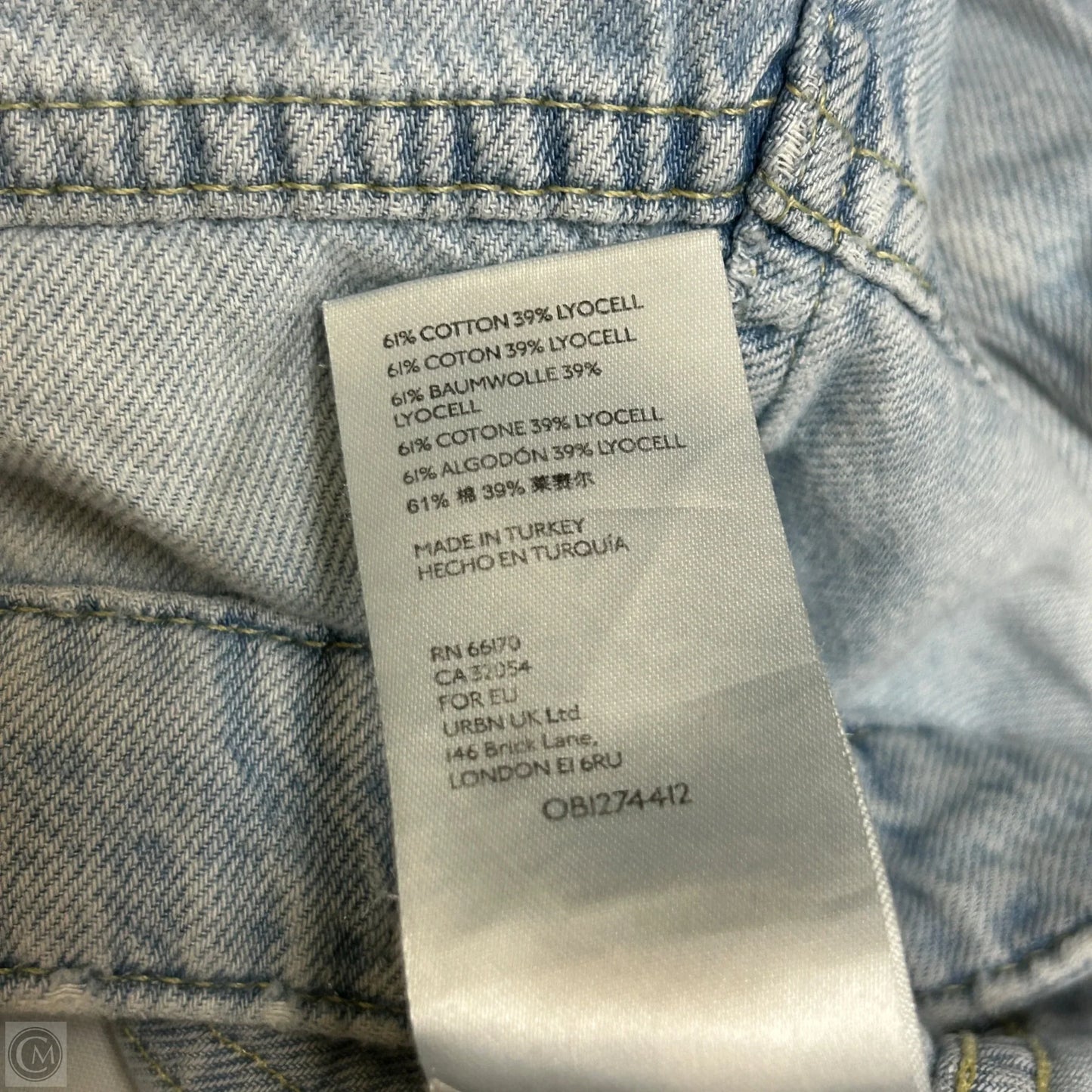 Jeans Straight By Pilcro In Blue Denim, Size: 4