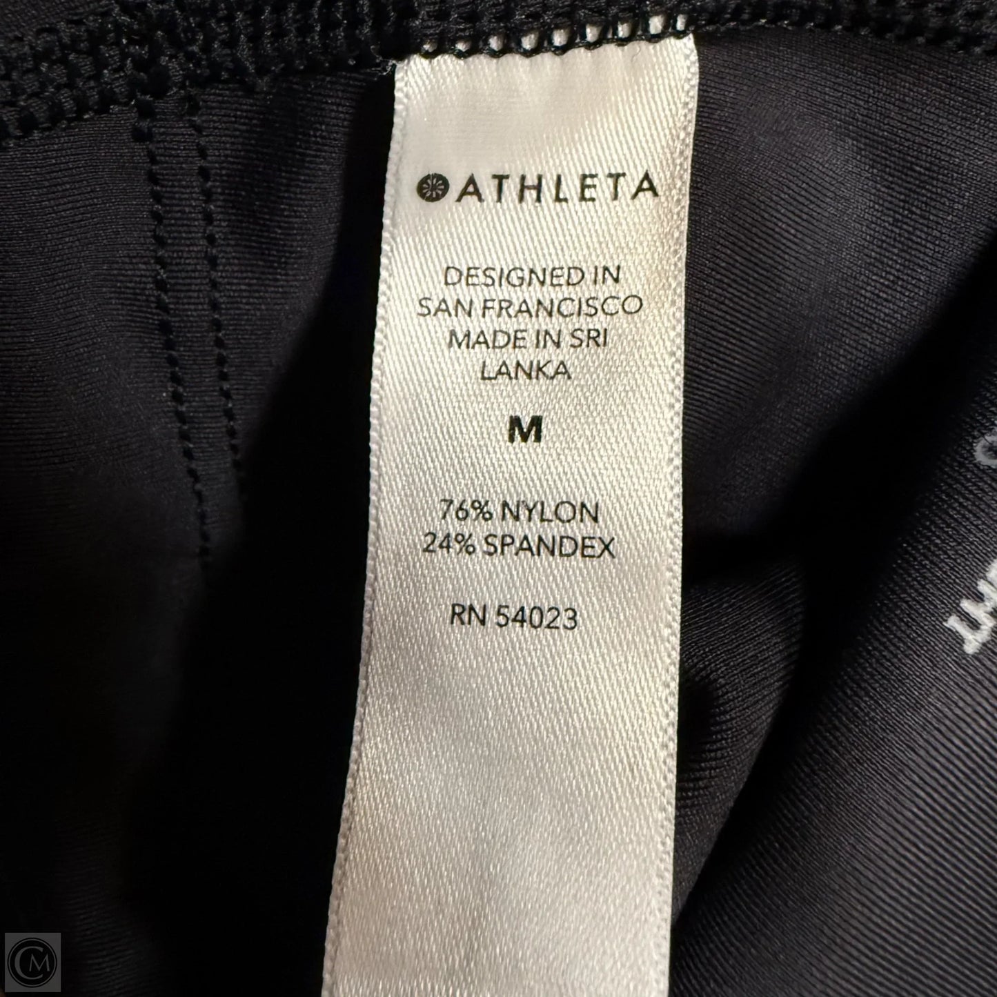 Athletic Leggings By Athleta In Black, Size: M