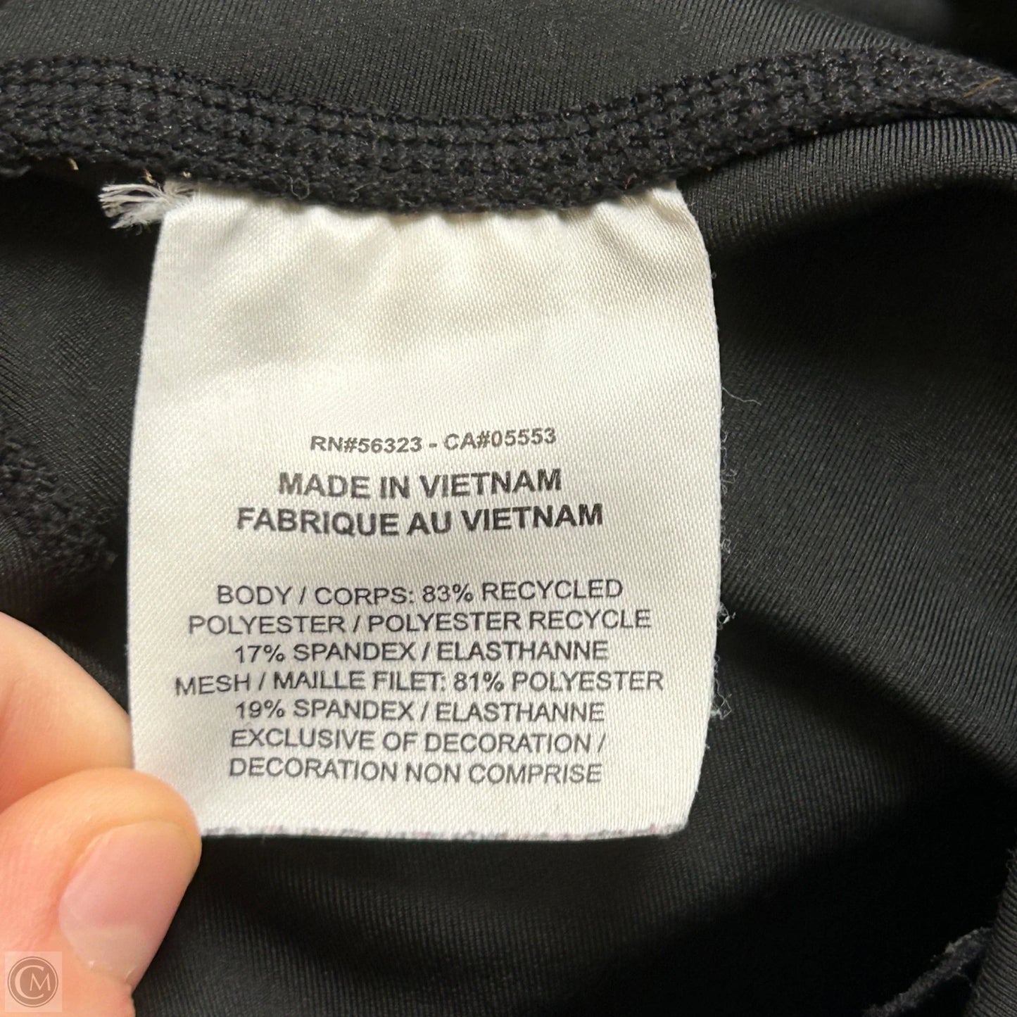 Athletic Leggings By Nike In Black, Size: M