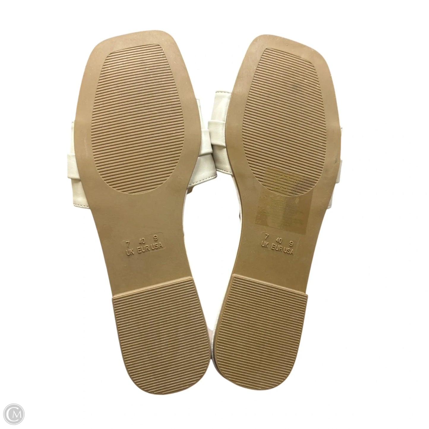 Sandals Flats By Primark In Ivory, Size: 9