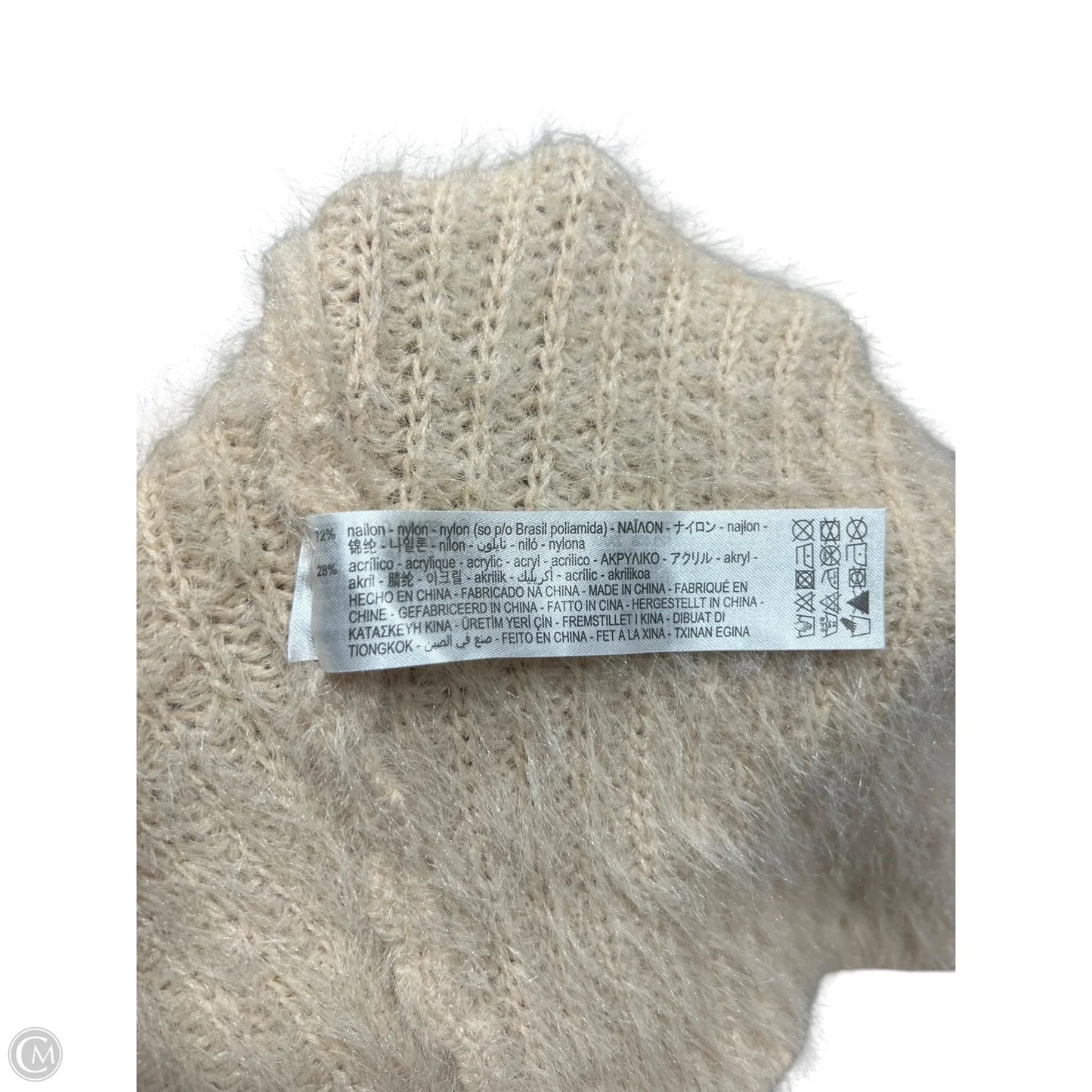 Vest Sweater By Zara In Tan, Size: L