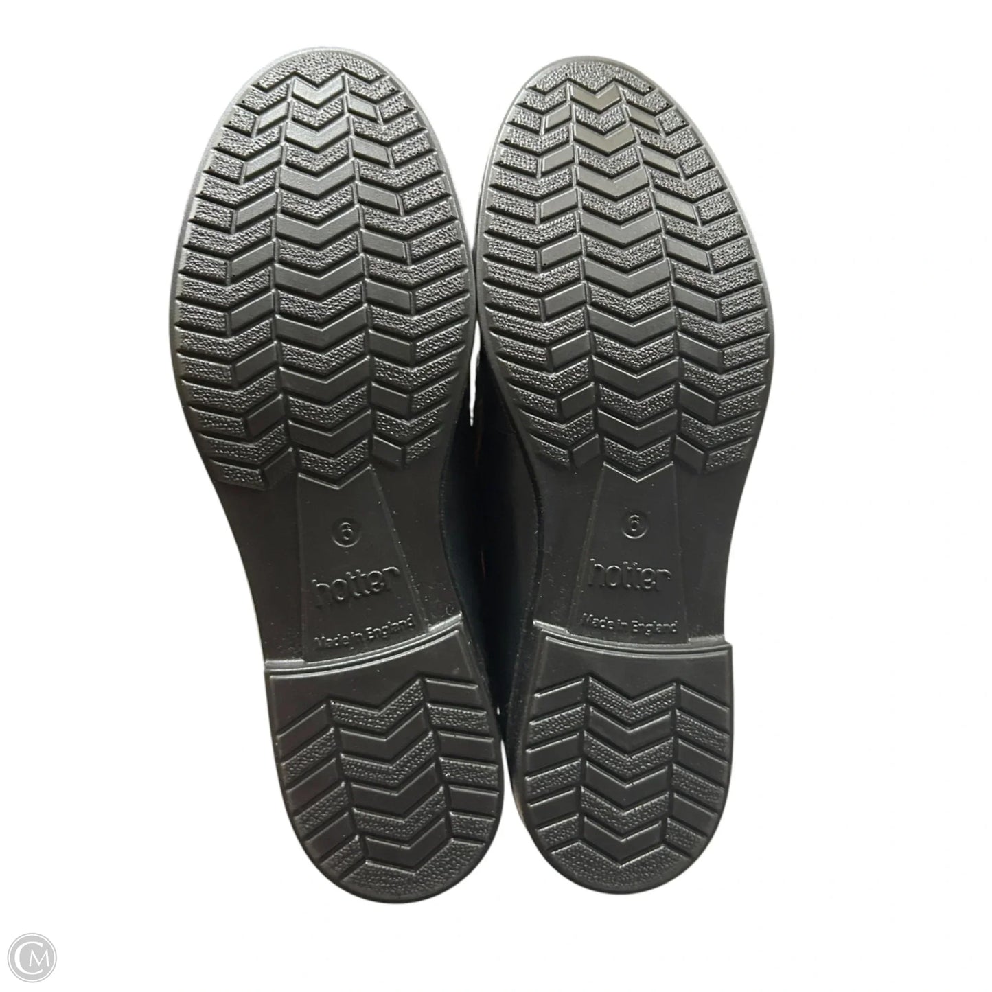 Shoes Flats By Hotter In Black & Brown, Size: 8
