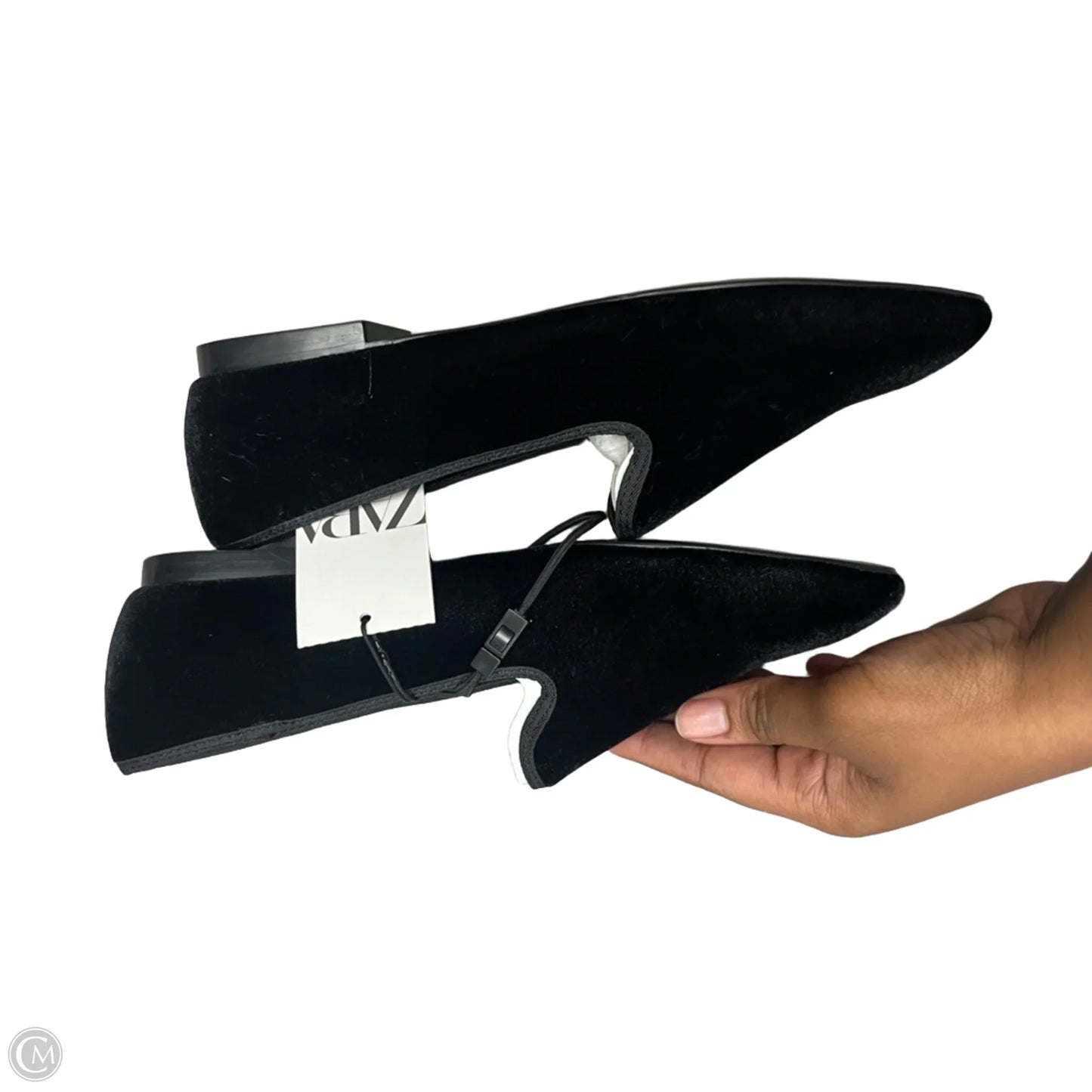 Shoes Flats By Zara In Black, Size: 8