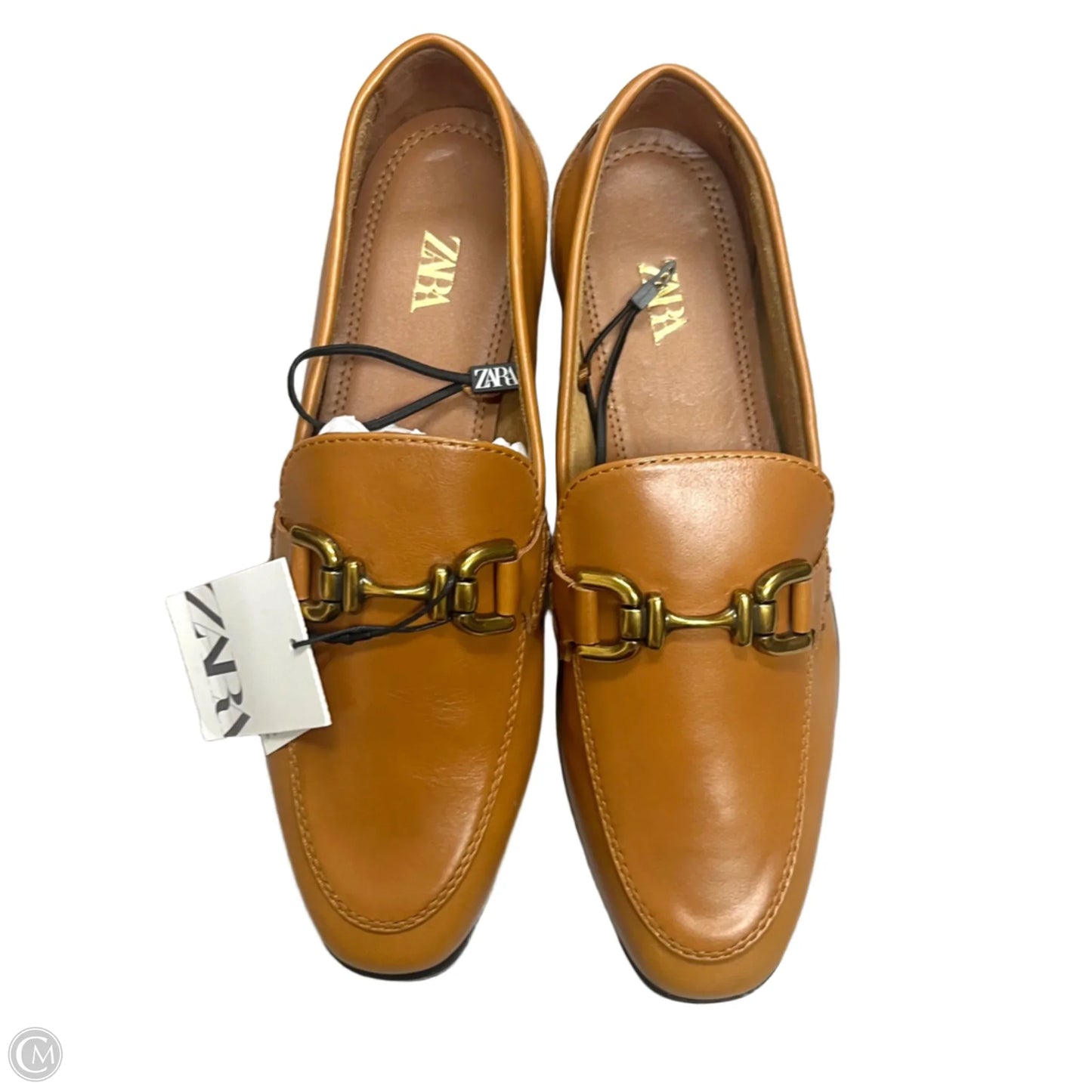 Shoes Flats By Zara In Brown, Size: 7.5