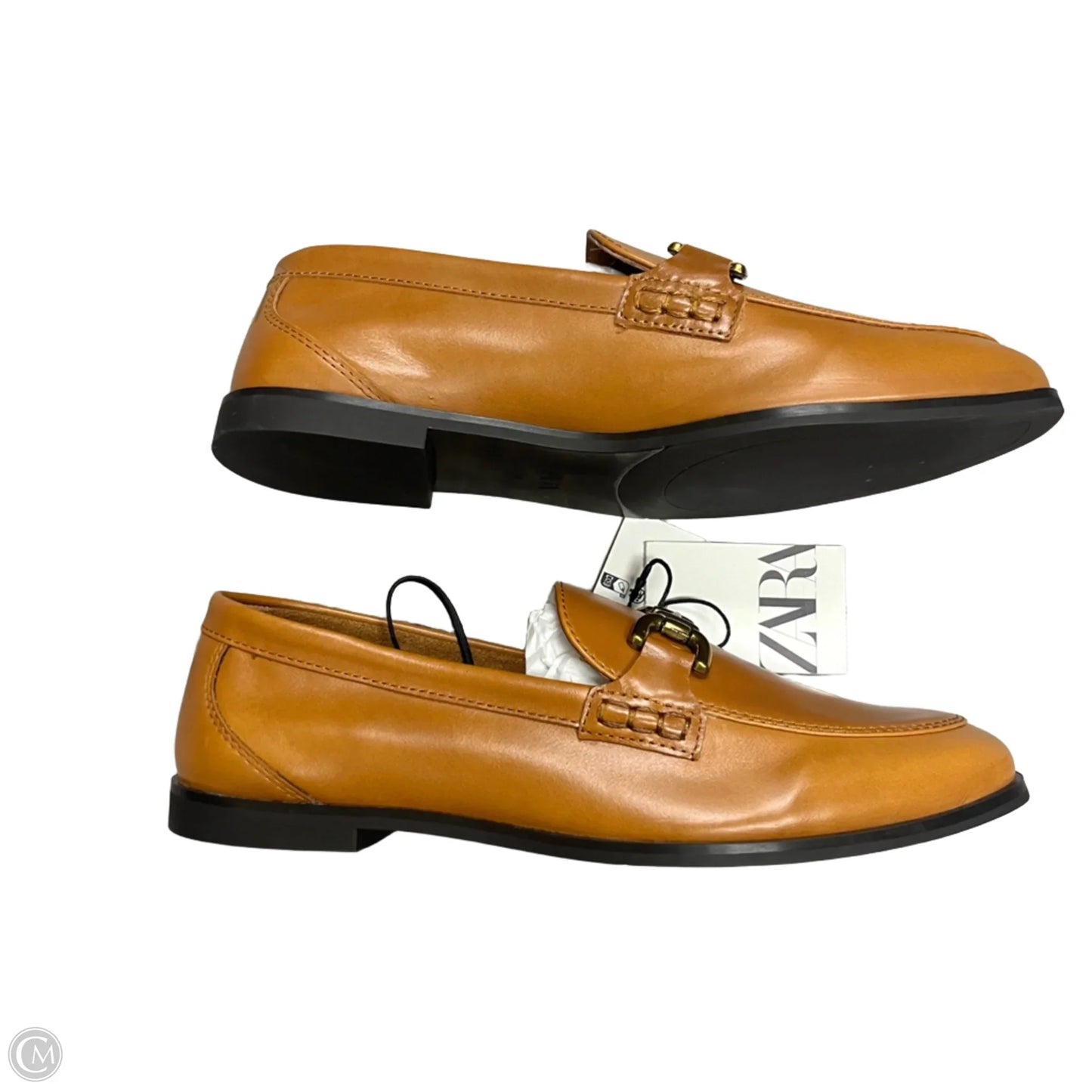 Shoes Flats By Zara In Brown, Size: 7.5