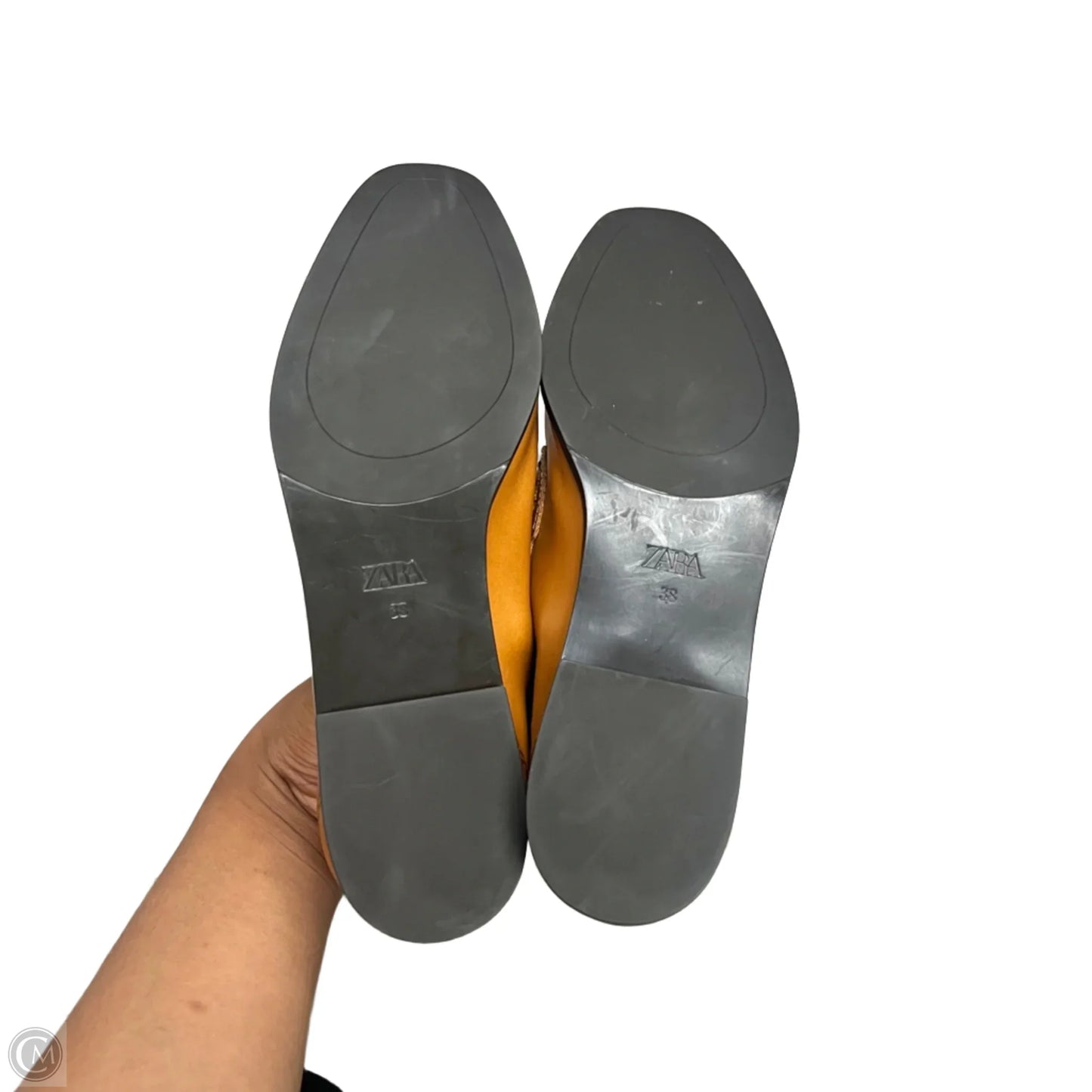Shoes Flats By Zara In Brown, Size: 7.5