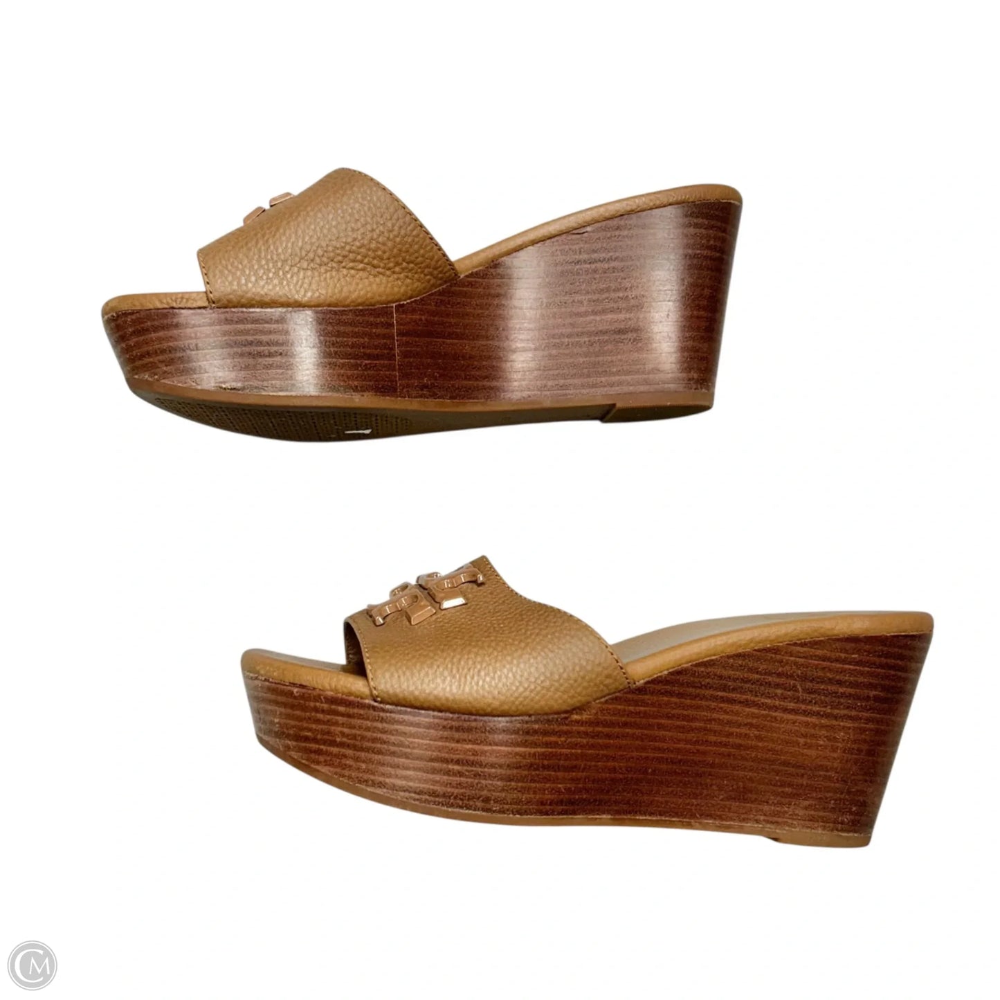 Sandals Designer By Tory Burch In Brown, Size: 6.5