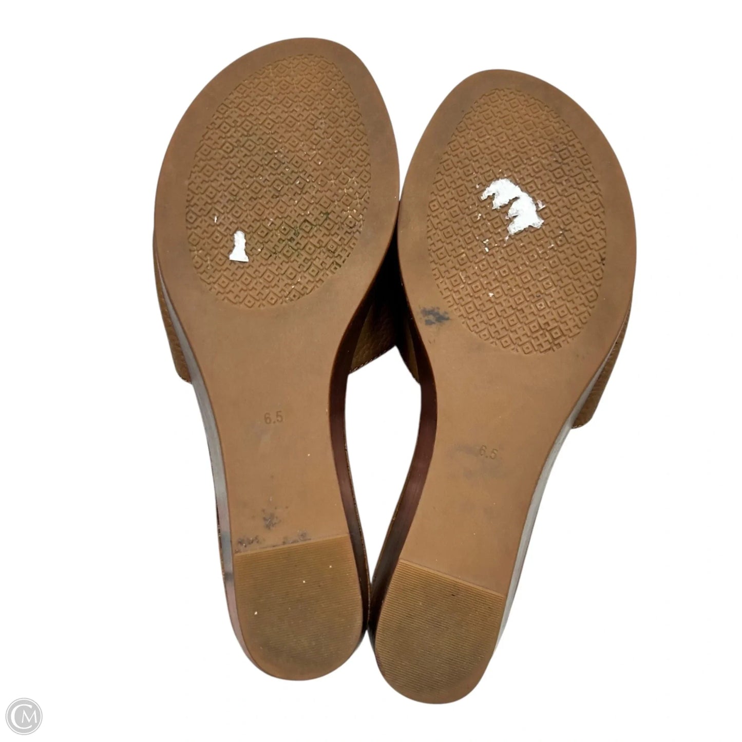 Sandals Designer By Tory Burch In Brown, Size: 6.5