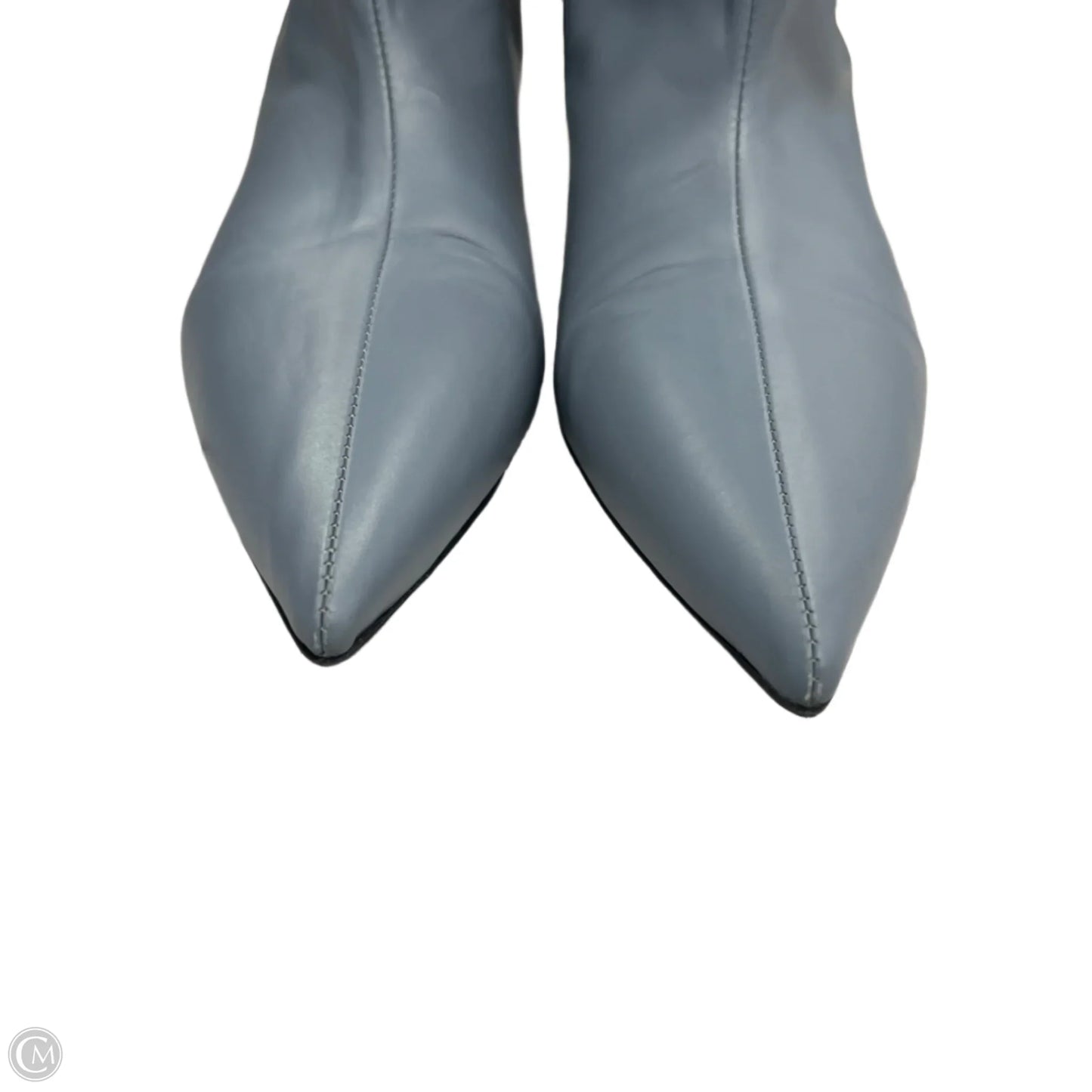 Boots Mid-calf Heels By Jil Sander In Blue, Size: 9.5